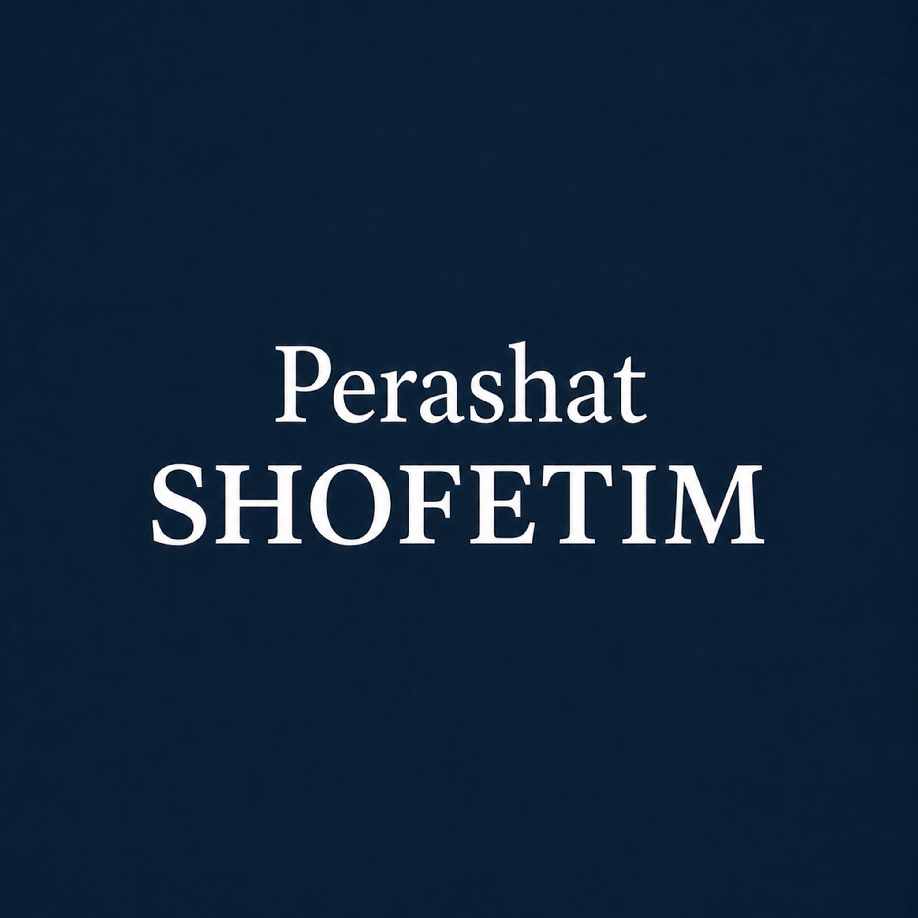 Shofetim: Rav Itamar Eldar on the Higher Ethics of Ir Miklat