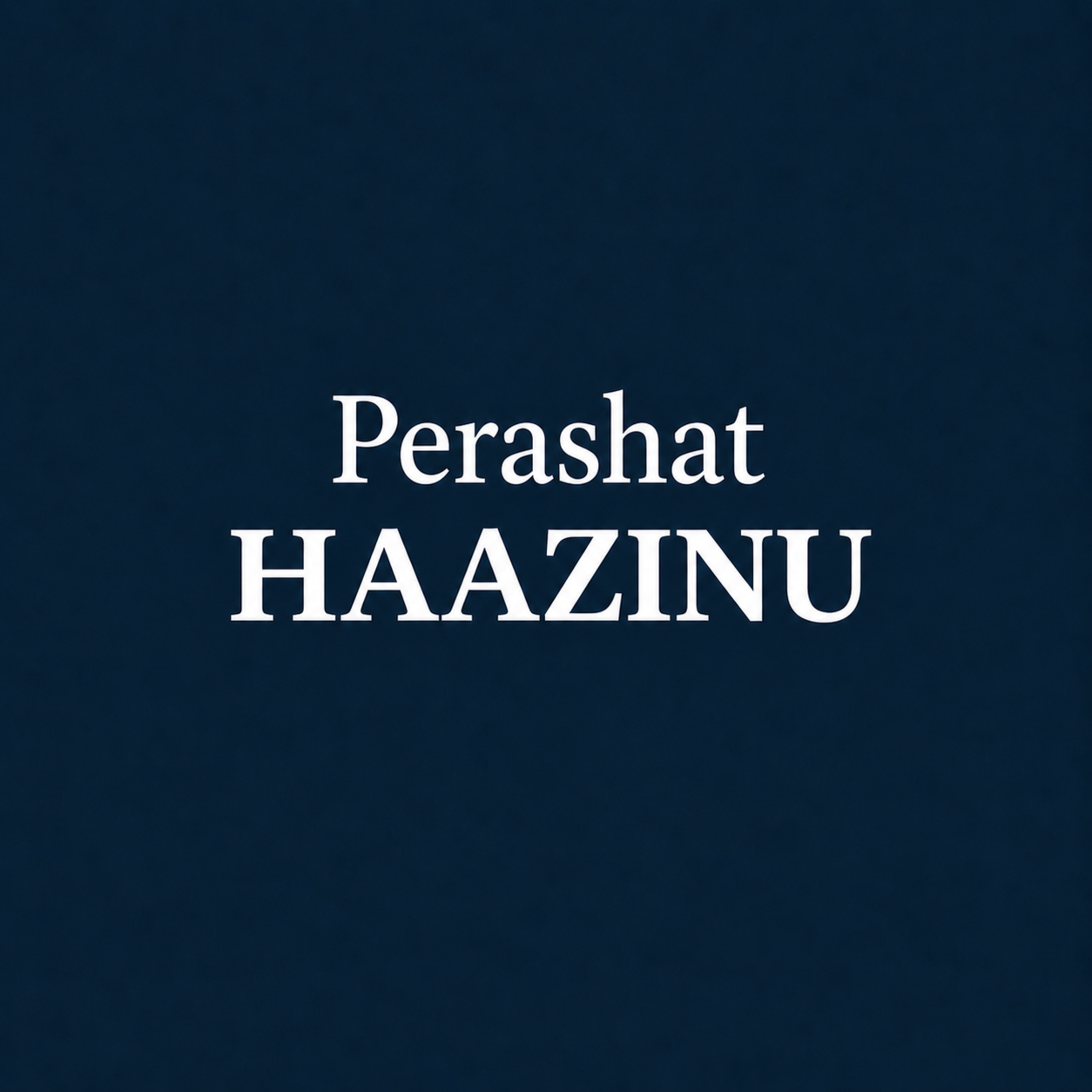 Haazinu: Ronnie Mizrachi on Human Responsibility and Divine Redemption