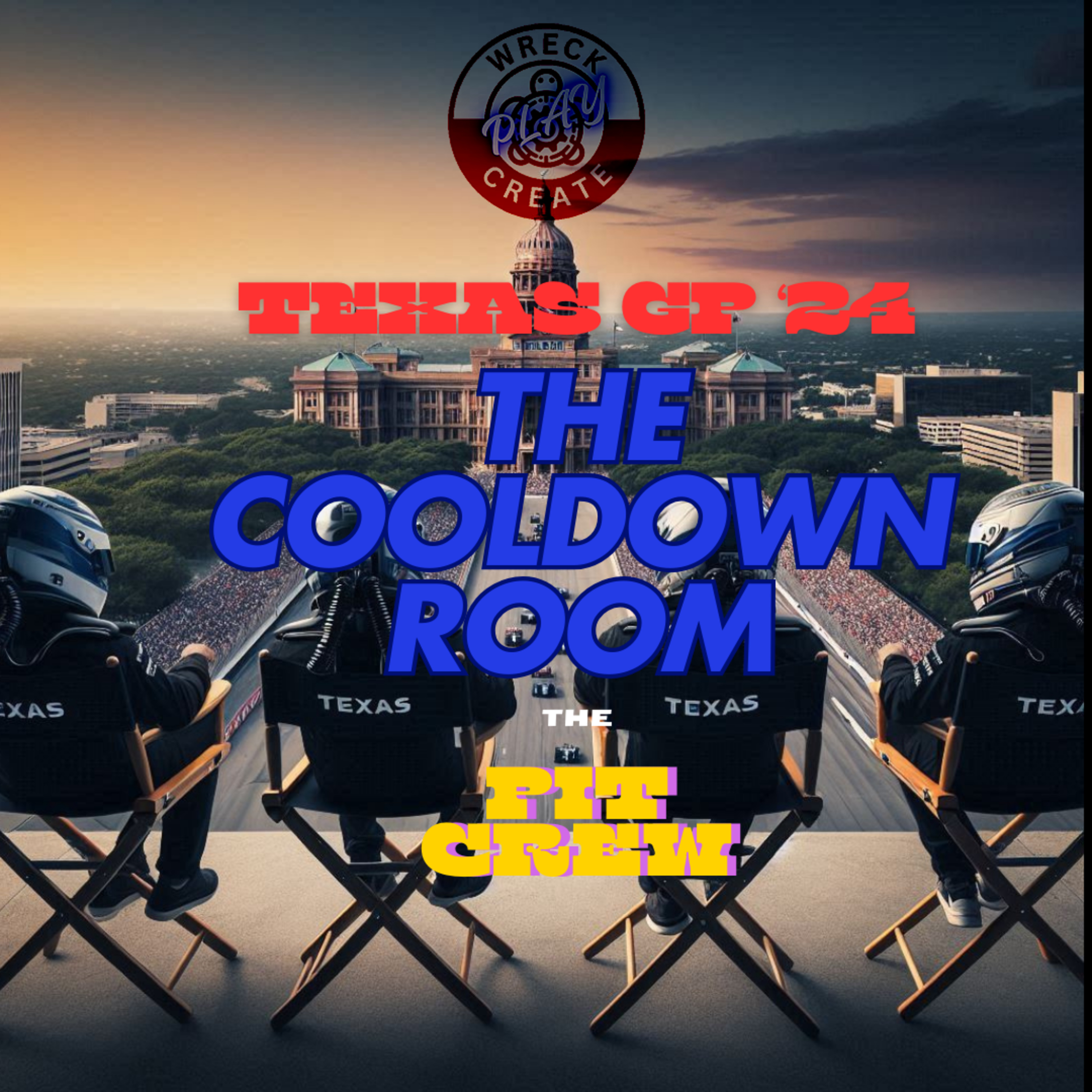 The Cooldown Room - TEXAS F1 2024 GP recap with the PIT CREW episode artwork