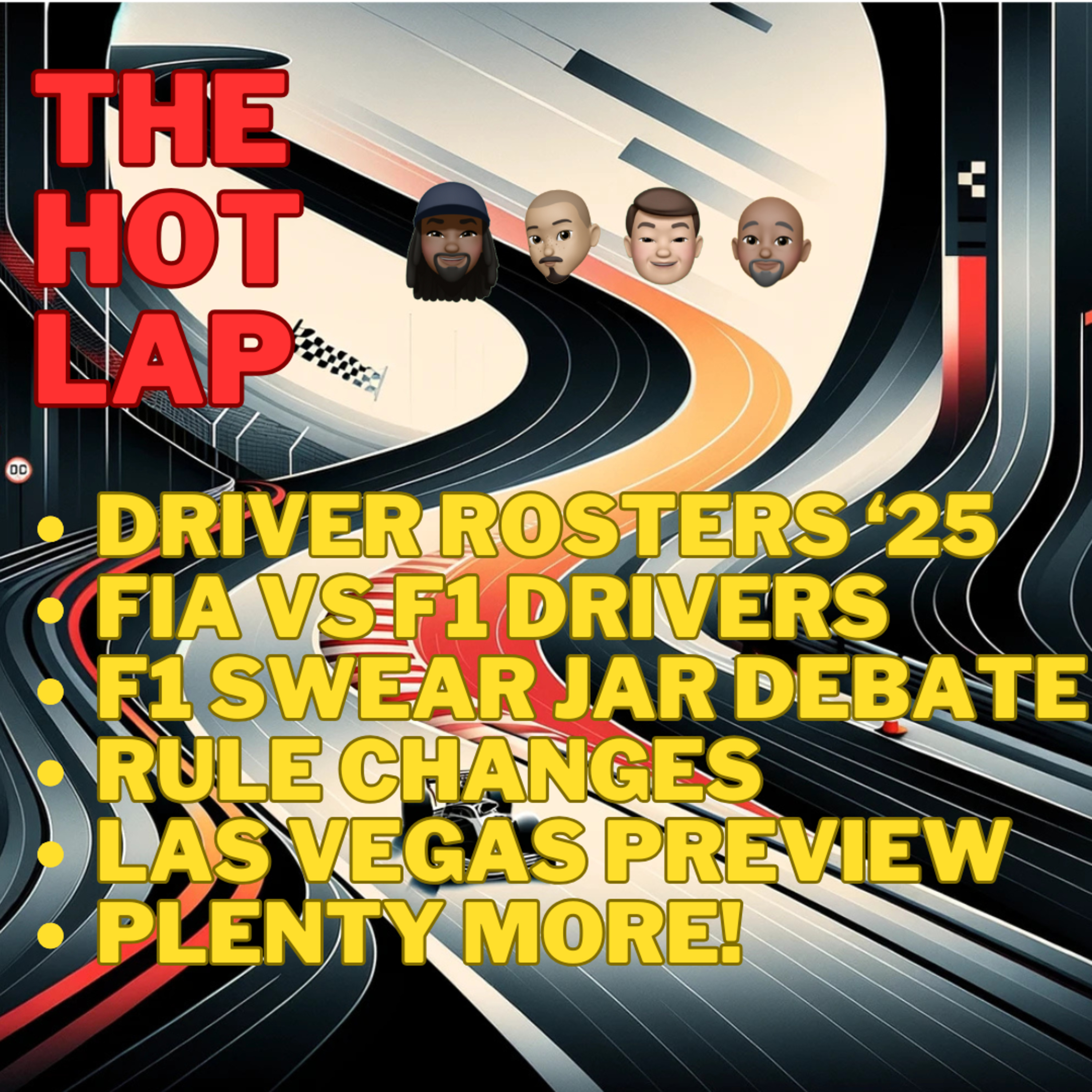 The Hot Lap - F1 Chat - Episode 01 - 241120 - w/ The Pit Crew - Grid 2025 set, F1's swear Jar, drivers go at FIA, and much more!  episode artwork
