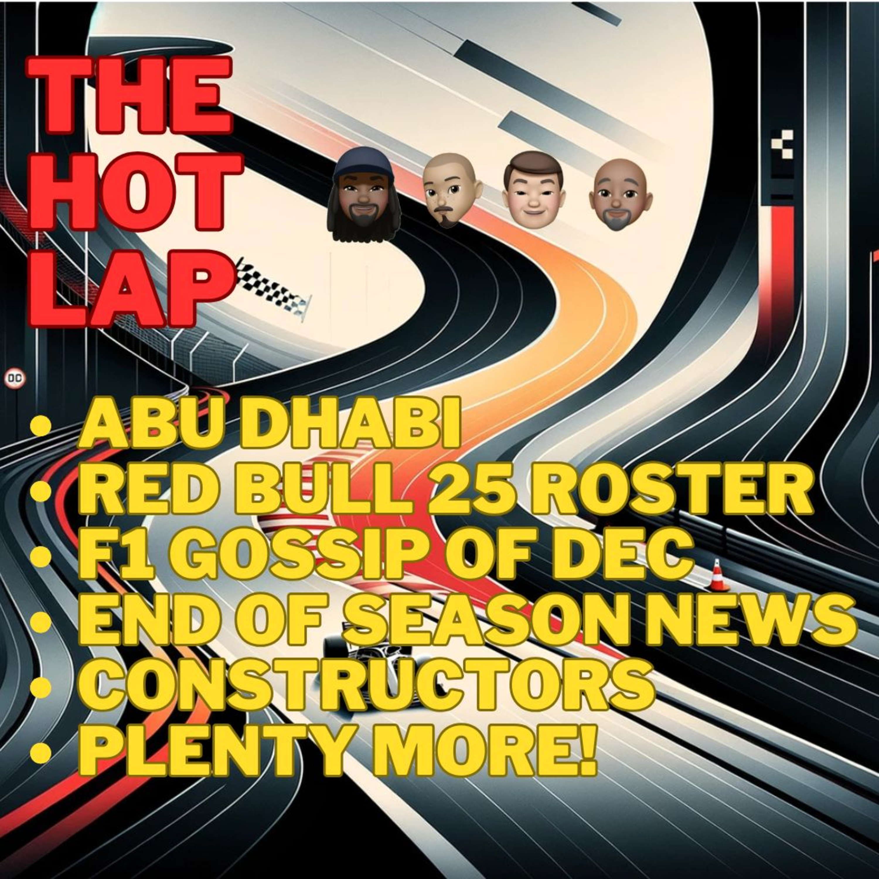 The Hot Lap - F1 chat - Episode 03 - DEC24- Abu Dhabi, Red Bull roster, End of Season news + more! episode artwork