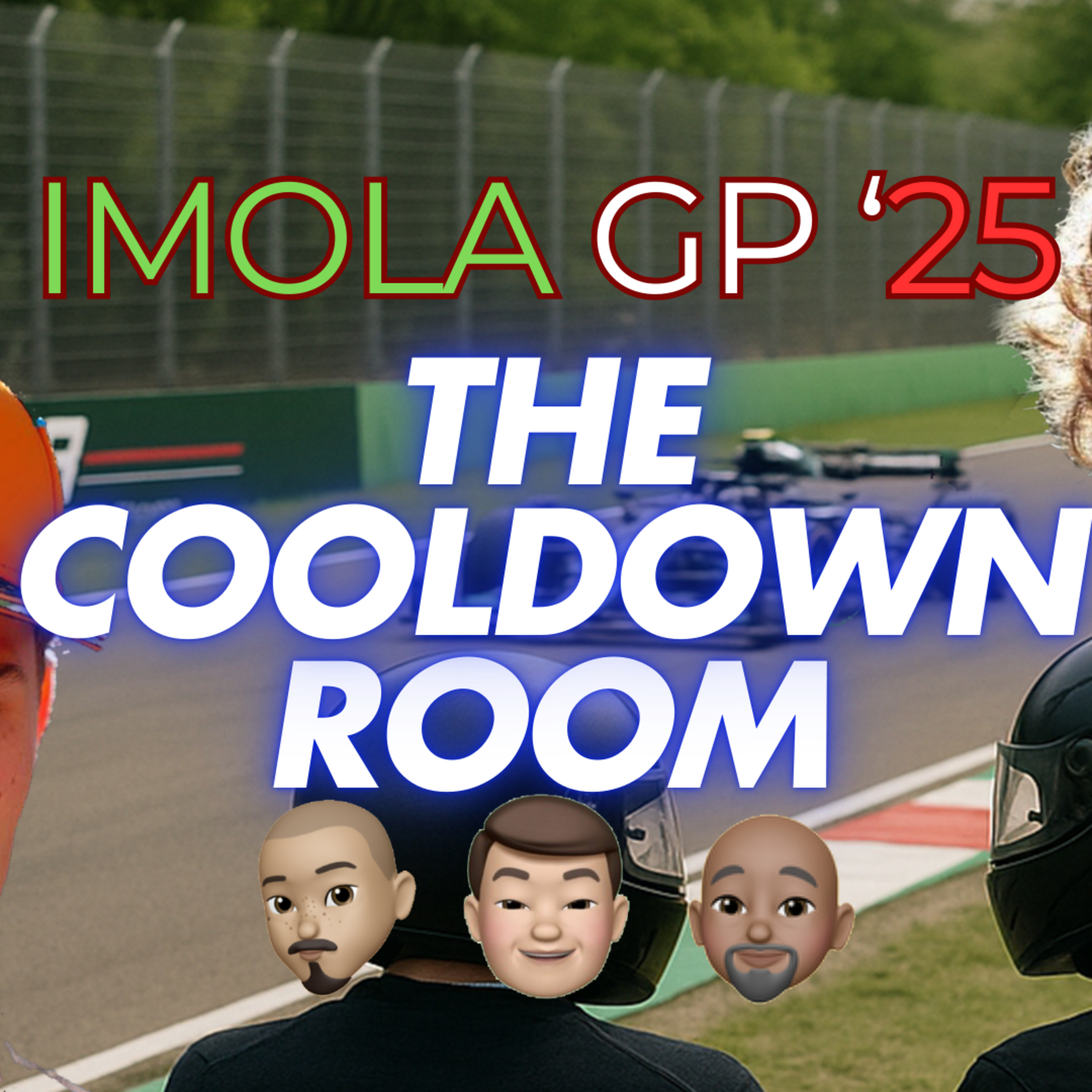 The Cooldown Room - IMOLA 25 GP REVIEW - Max Wins, Alpine Drama, Oscar stumbles episode artwork