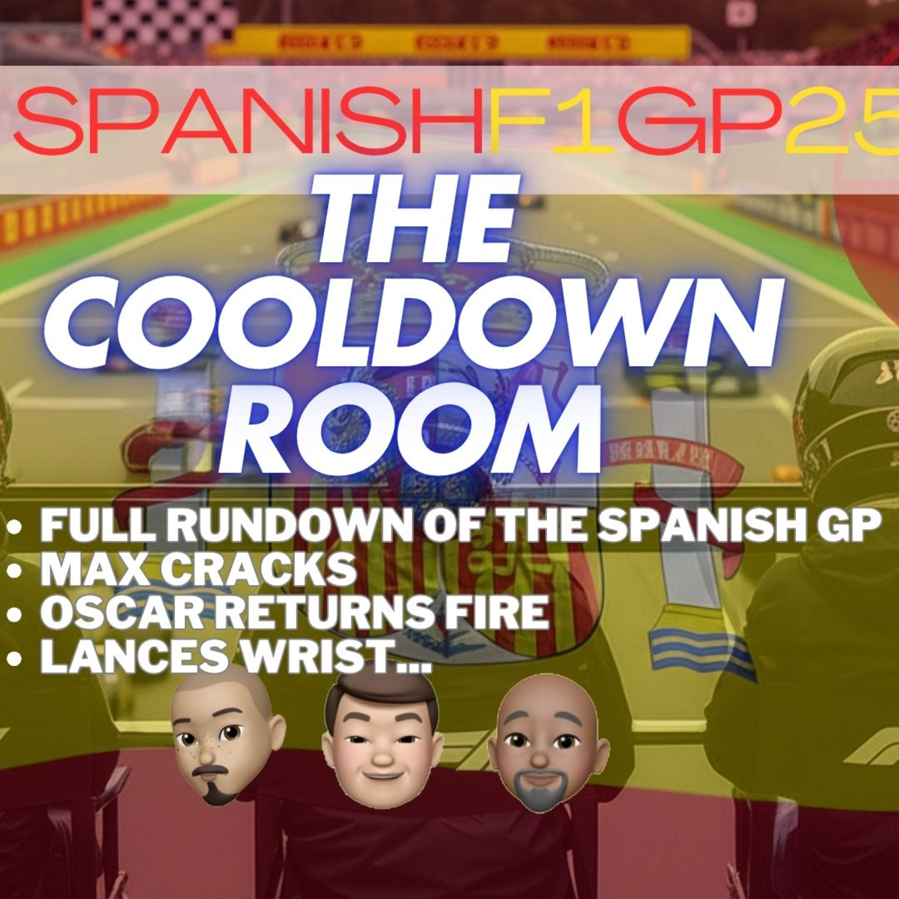 The Cooldown Room - SPAIN 25 GP REVIEW - Max's pain in Spain, Lance's wrist pain! and more!  episode artwork