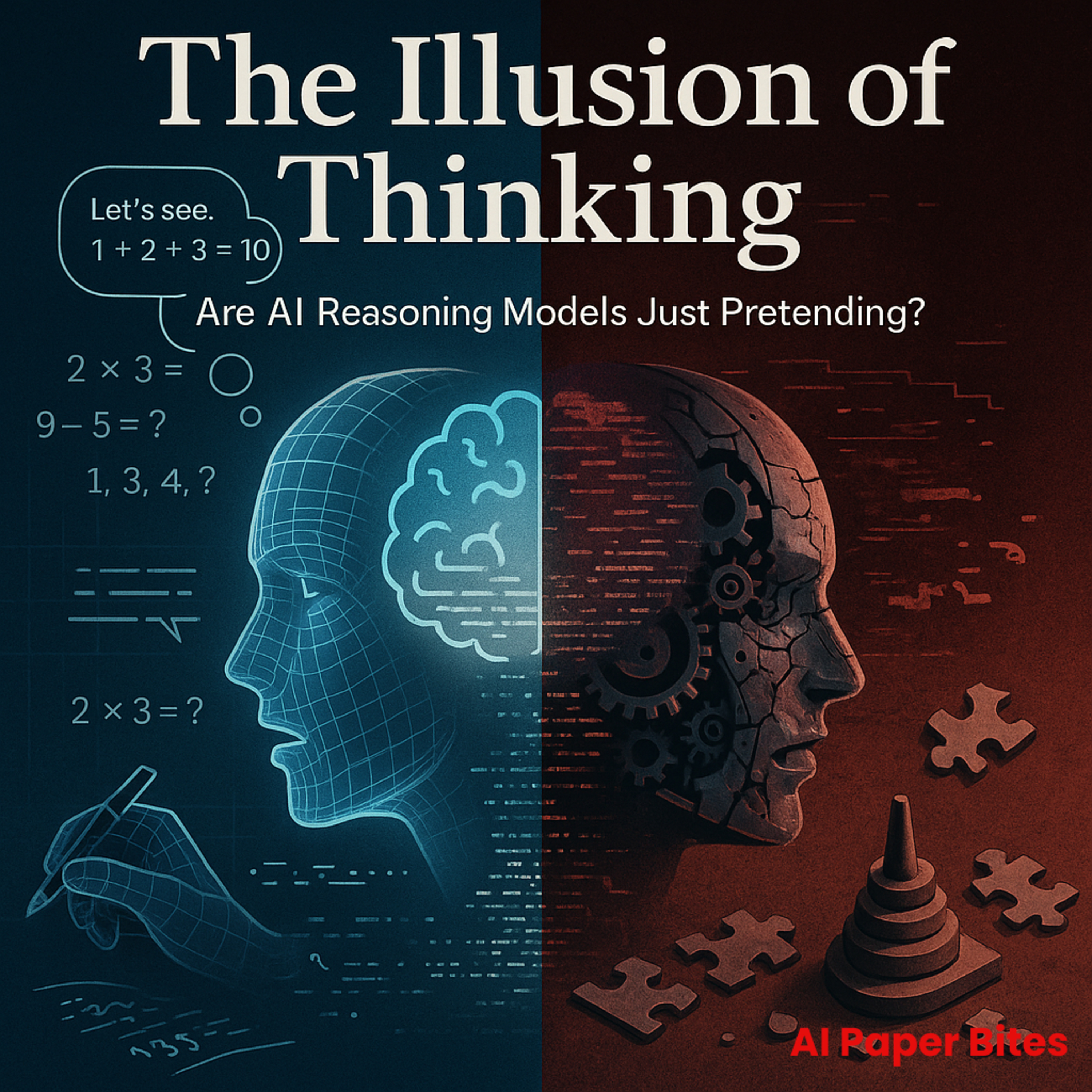 The Illusion of Thinking: Are AI Reasoning Models Just Pretending?