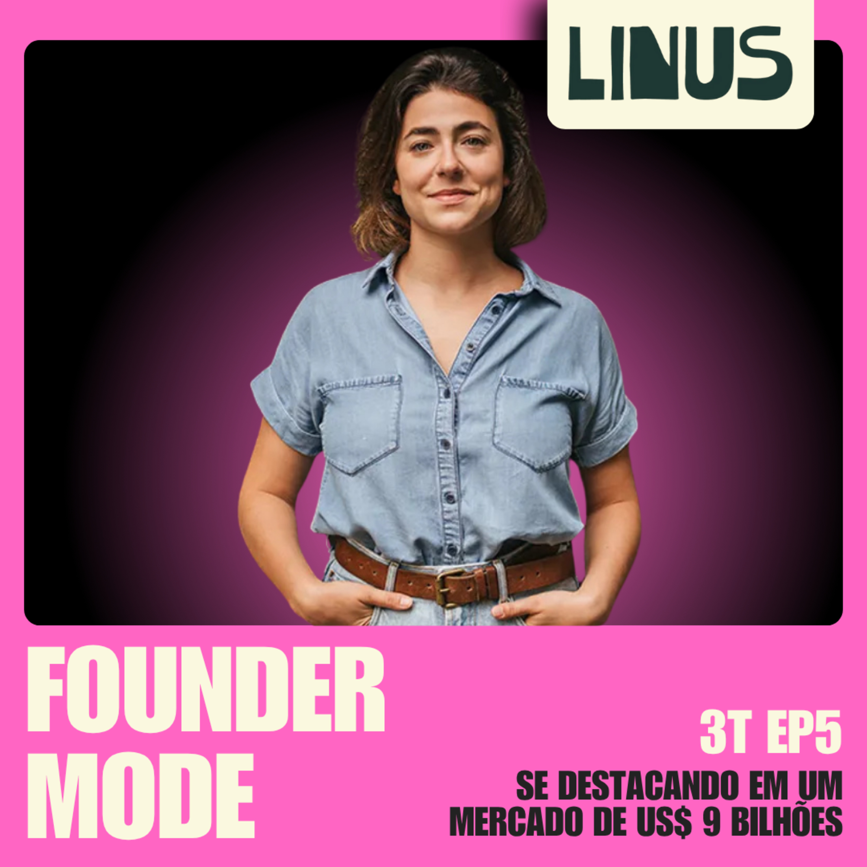 Se destacando em um mercado de US$ 9 bilhões | A História da Linus | Founder Mode ft. Isabela Chusid episode artwork