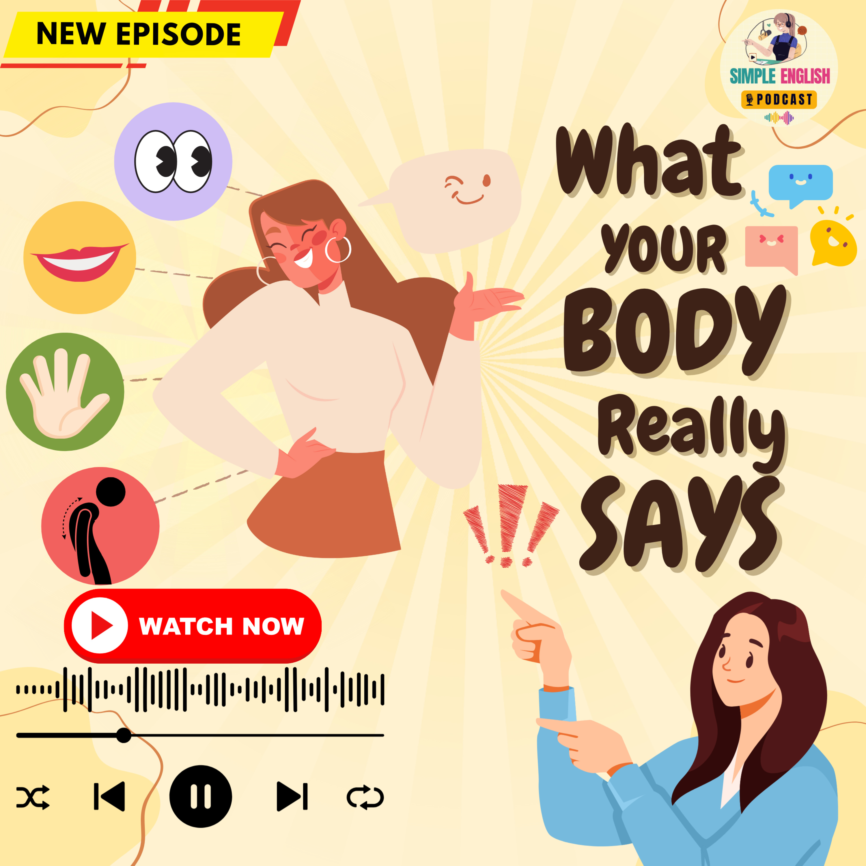 What Your Body Really Says 🌟| Learn Simple English with a Real-Life Story 🎧 episode artwork