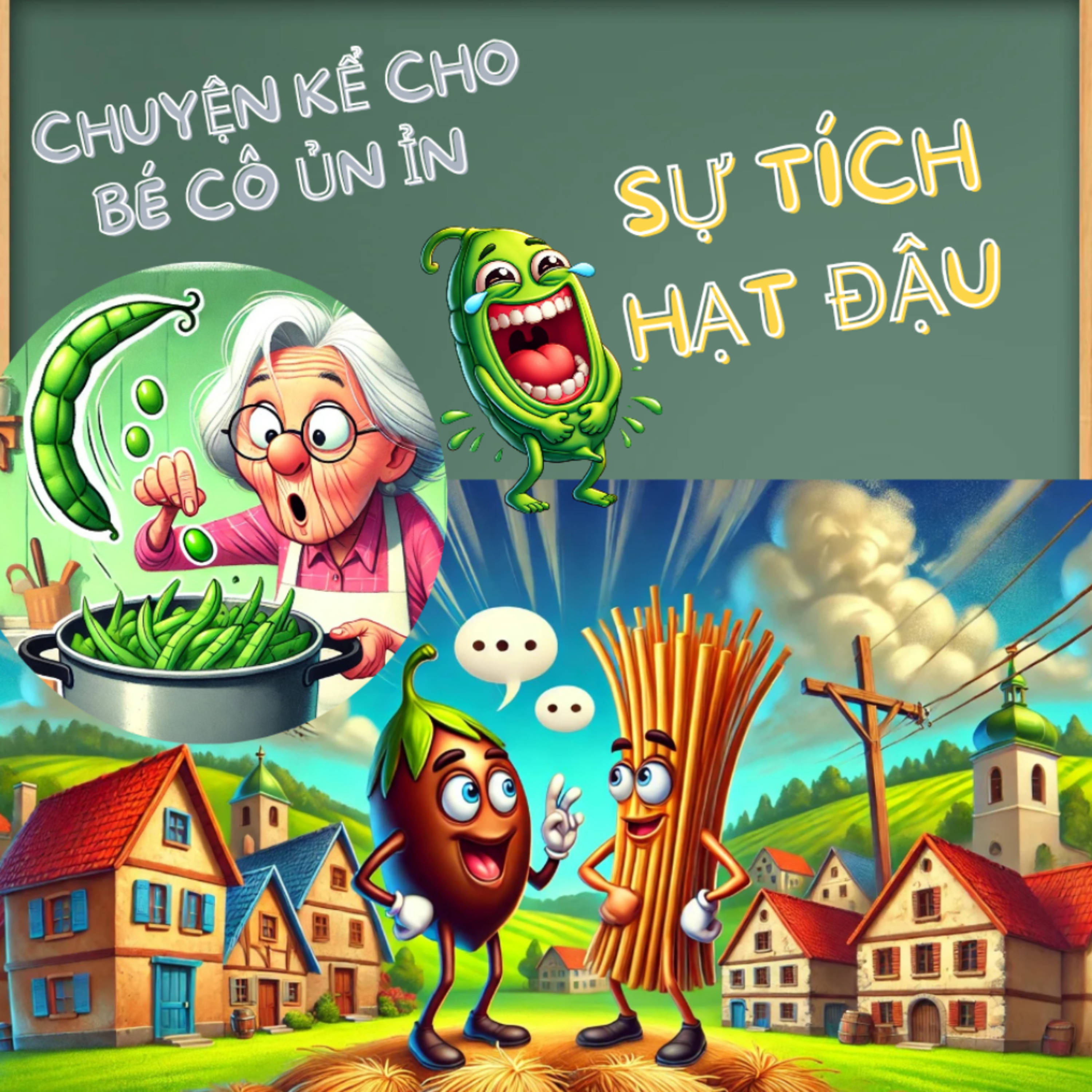 Sự Tích Hạt Đậu | Chuyện Kể Cho Bé