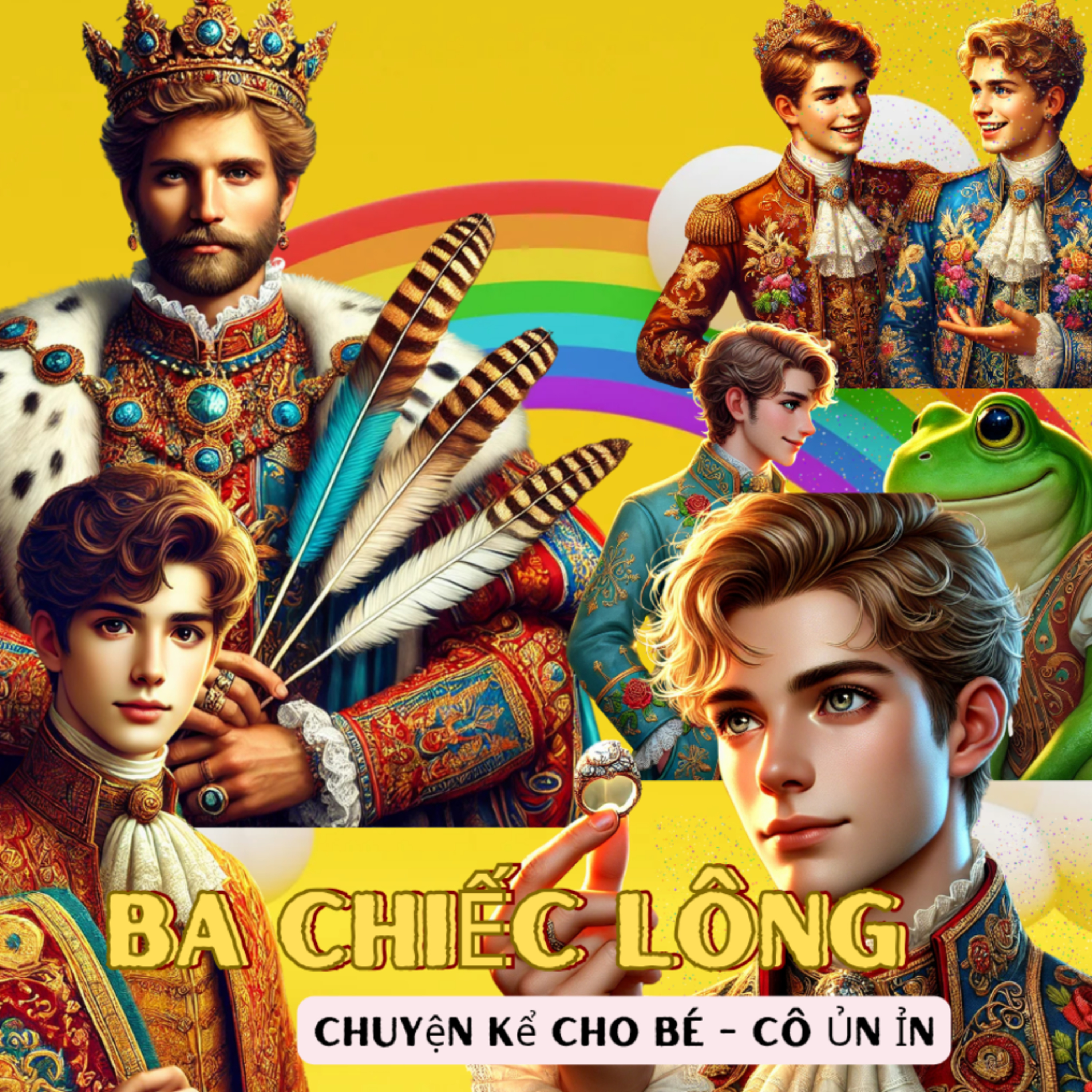Truyện kể cho bé: Ba Chiếc Lông | Câu chuyện về lòng kiên trì và trí tuệ