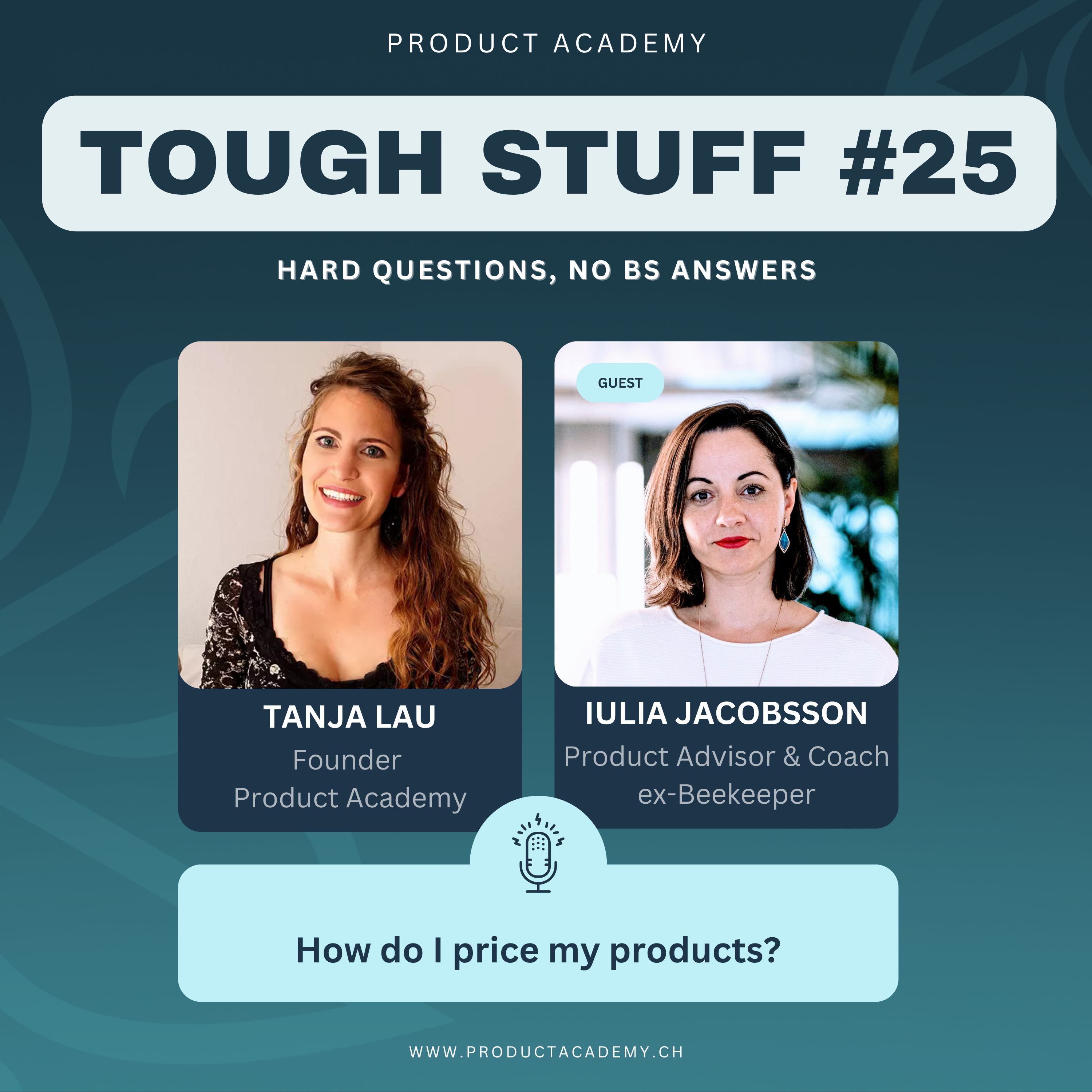 #25: How do I price my products? - with Iulia Jacobsson (Product Coach & Advisor) episode artwork