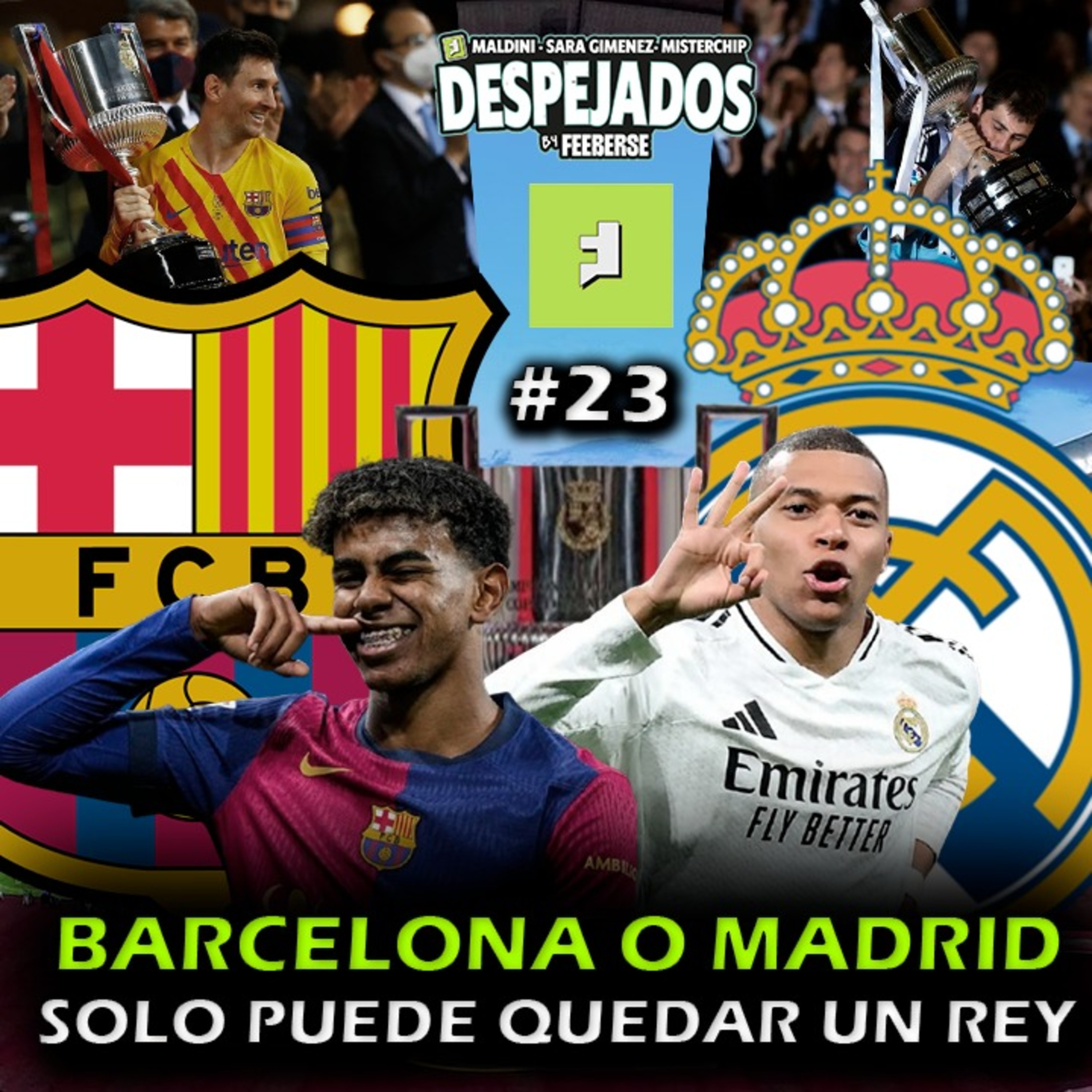 DESPEJADOS T1 E23 | ¿REAL MADRID O BARCELONA EN LA FINAL DE COPA? ¿LIGA SENTENCIADA? episode artwork