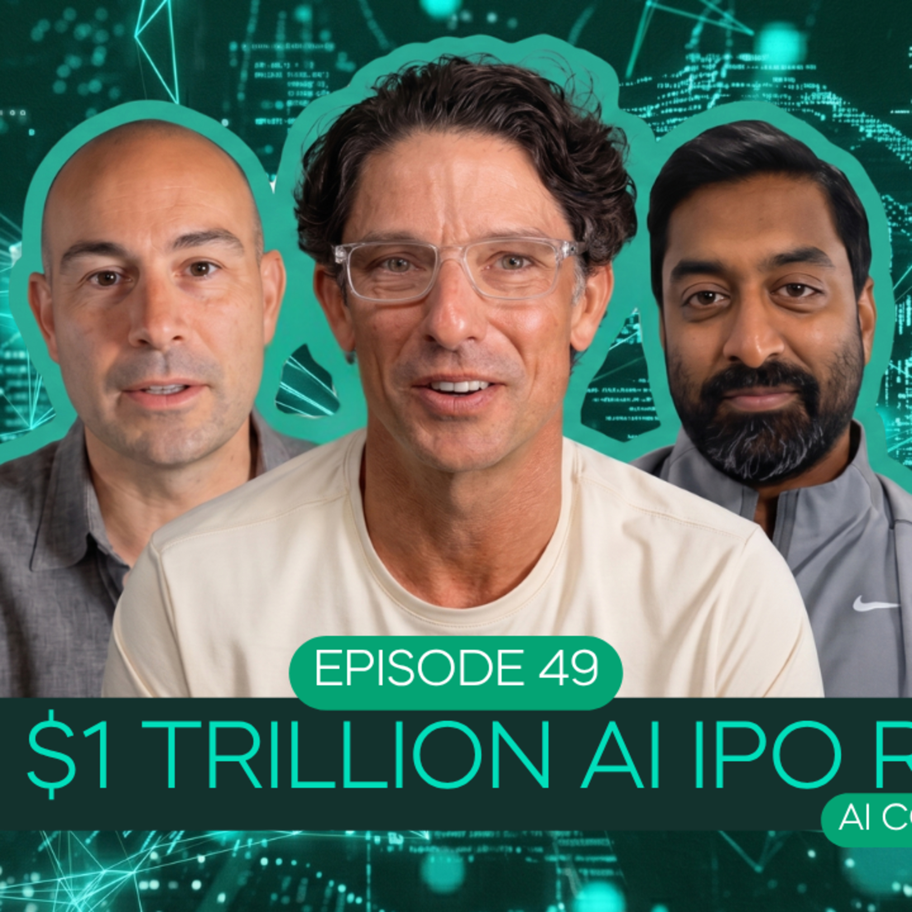 The $1 Trillion AI IPO Race OpenAI, SpaceX & Anthropic episode artwork