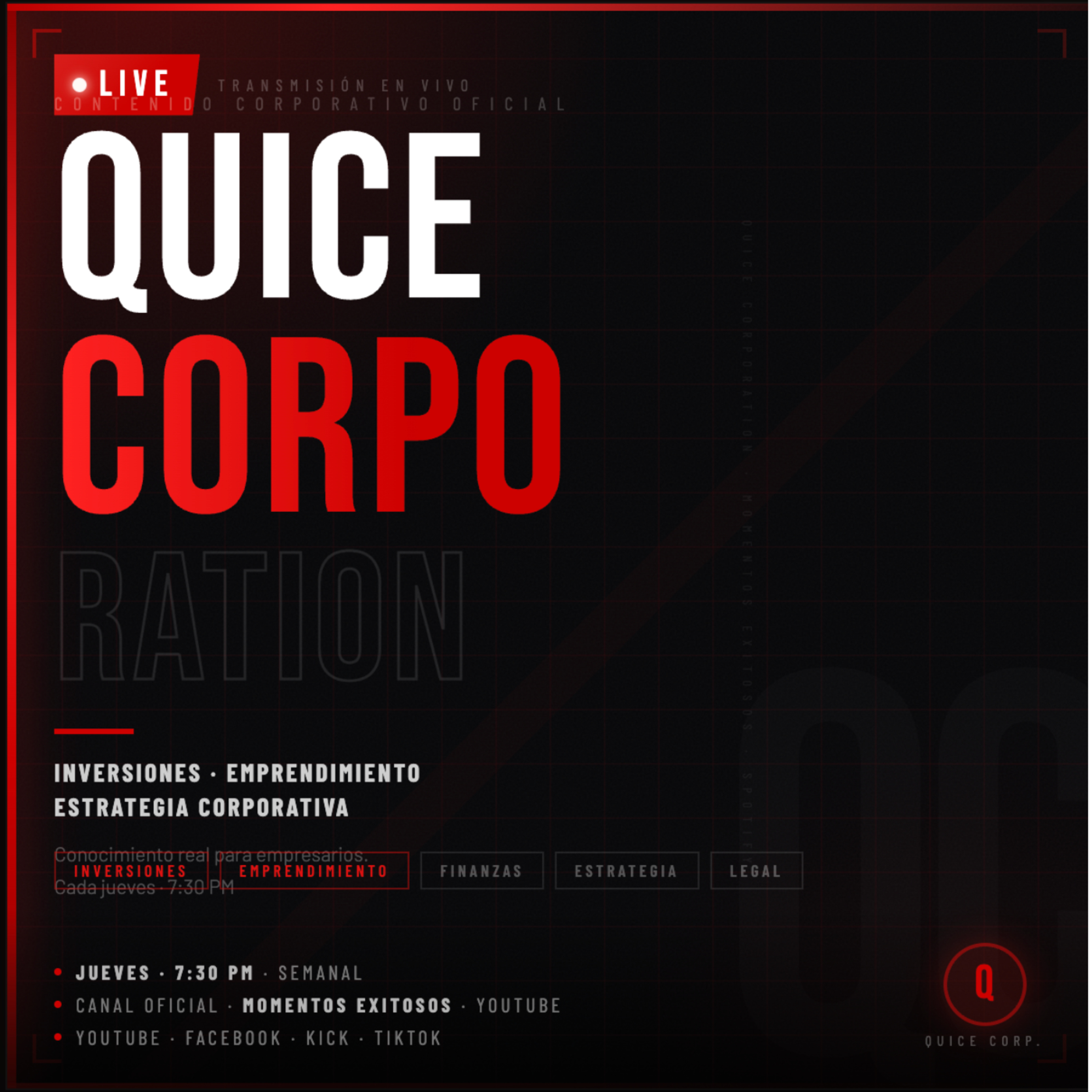 Presentación de Masterclass