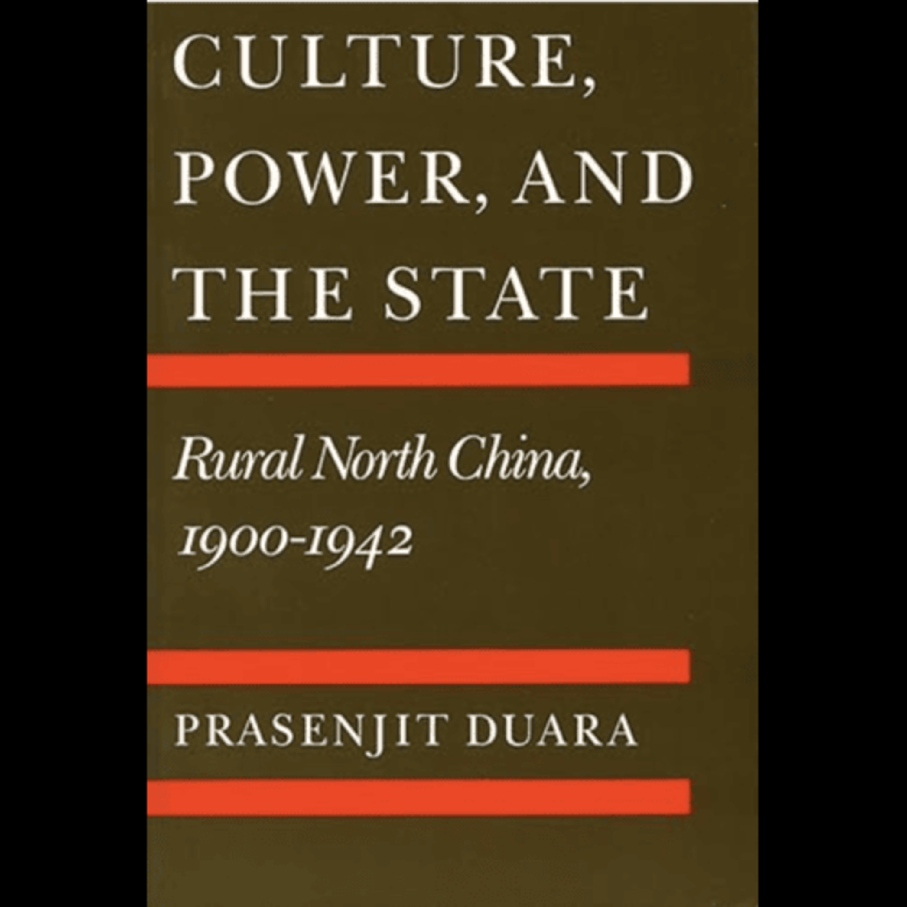 Prasenjit Duara, "Culture, Power, and the State: Rural North China, 1900-1942," (Stanford University Press, 1991) episode artwork