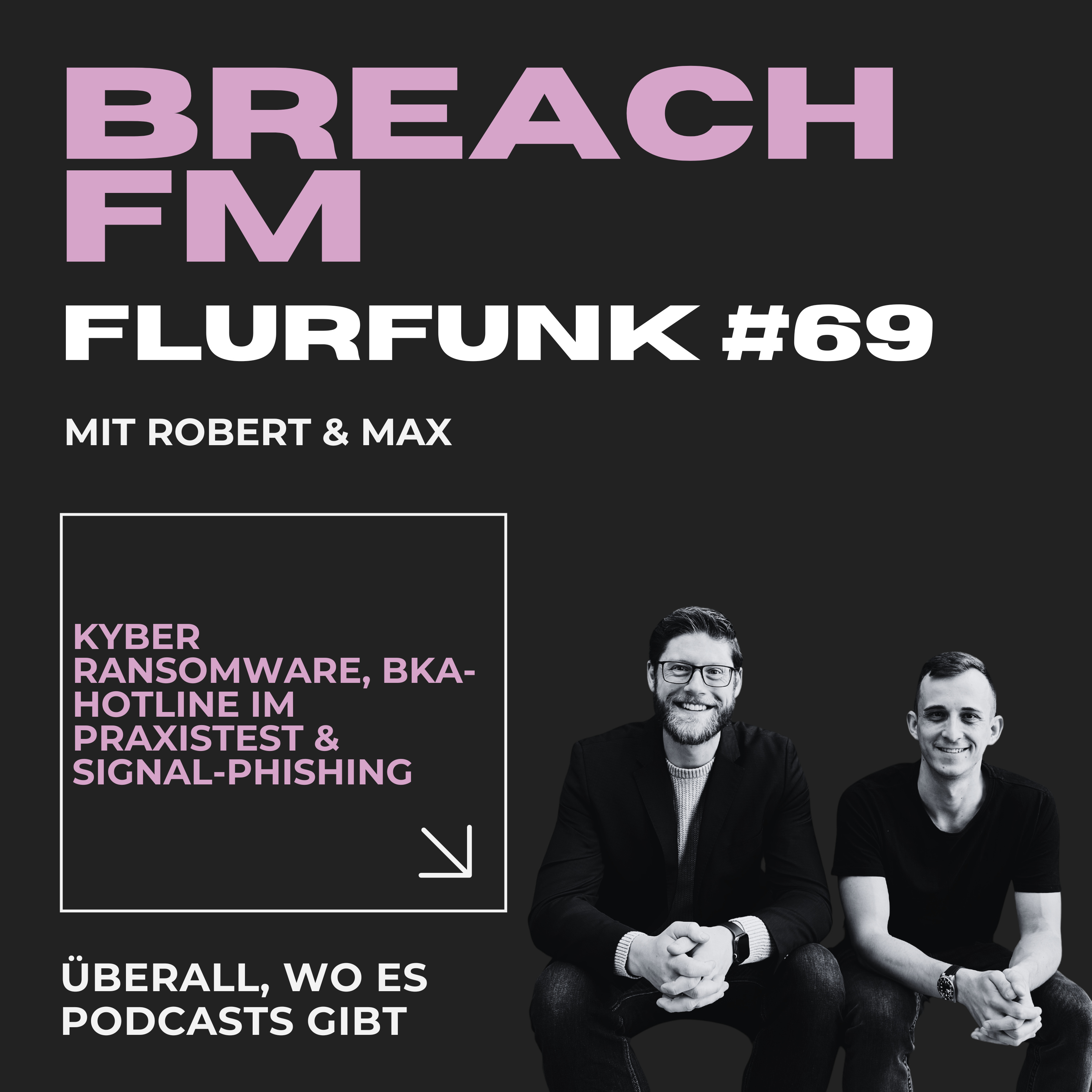 Flurfunk - Kyber Ransomware, BKA-Hotline im Praxistest & Signal-Phishing episode artwork