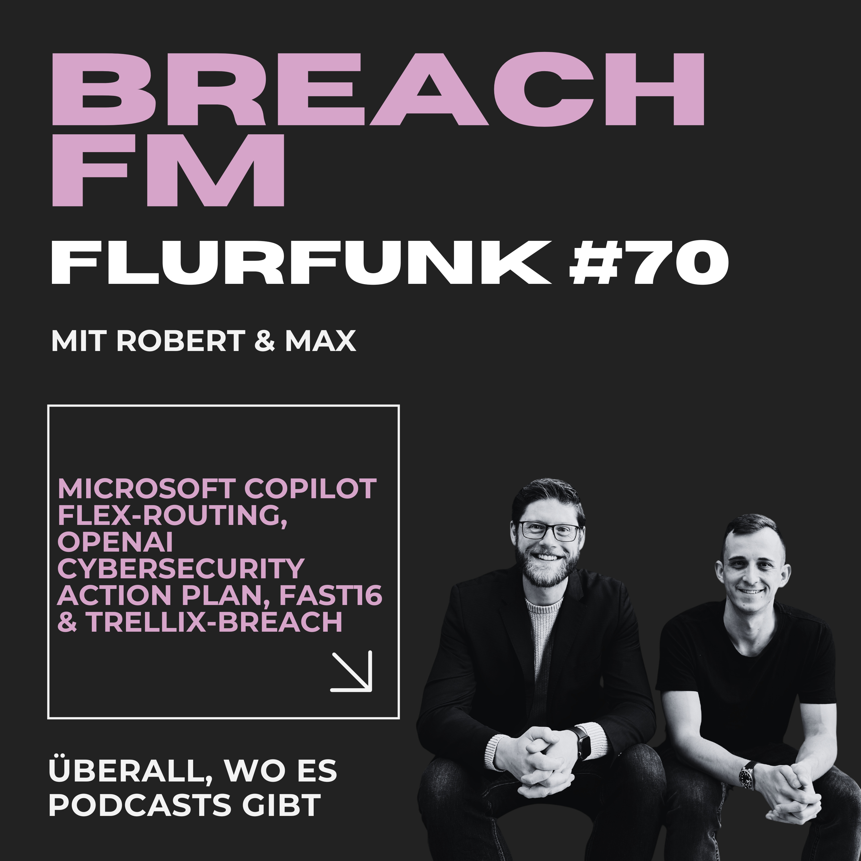 Flurfunk - Microsoft Copilot Flex-Routing, OpenAI Cybersecurity Action Plan, fast16 & Trellix-Breach episode artwork
