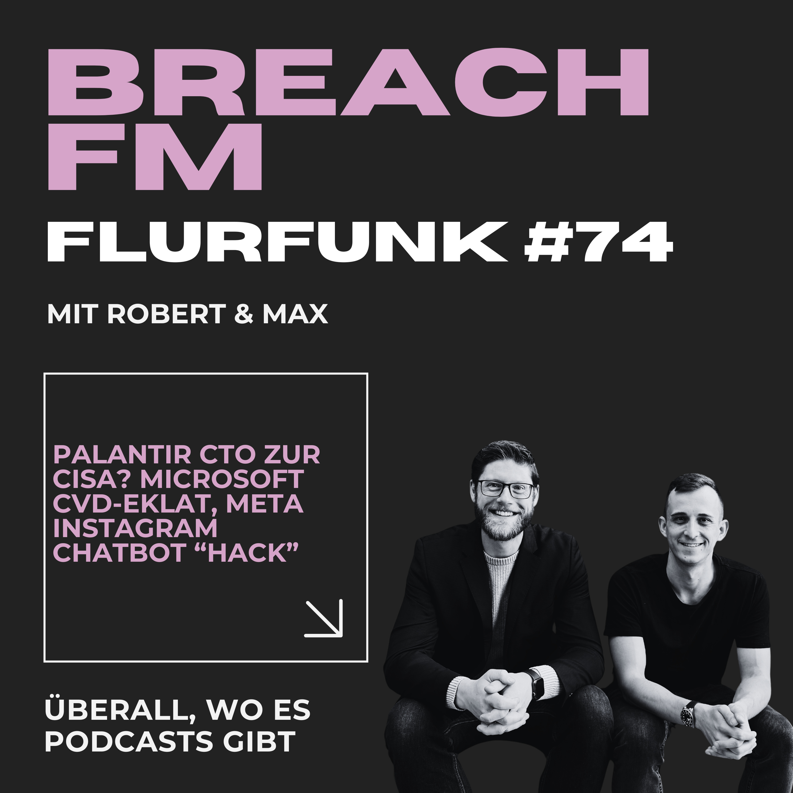 Flurfunk - Palantir CTO zur CISA? Microsoft CVD-Eklat, Meta Instagram Chatbot “Hack” episode artwork