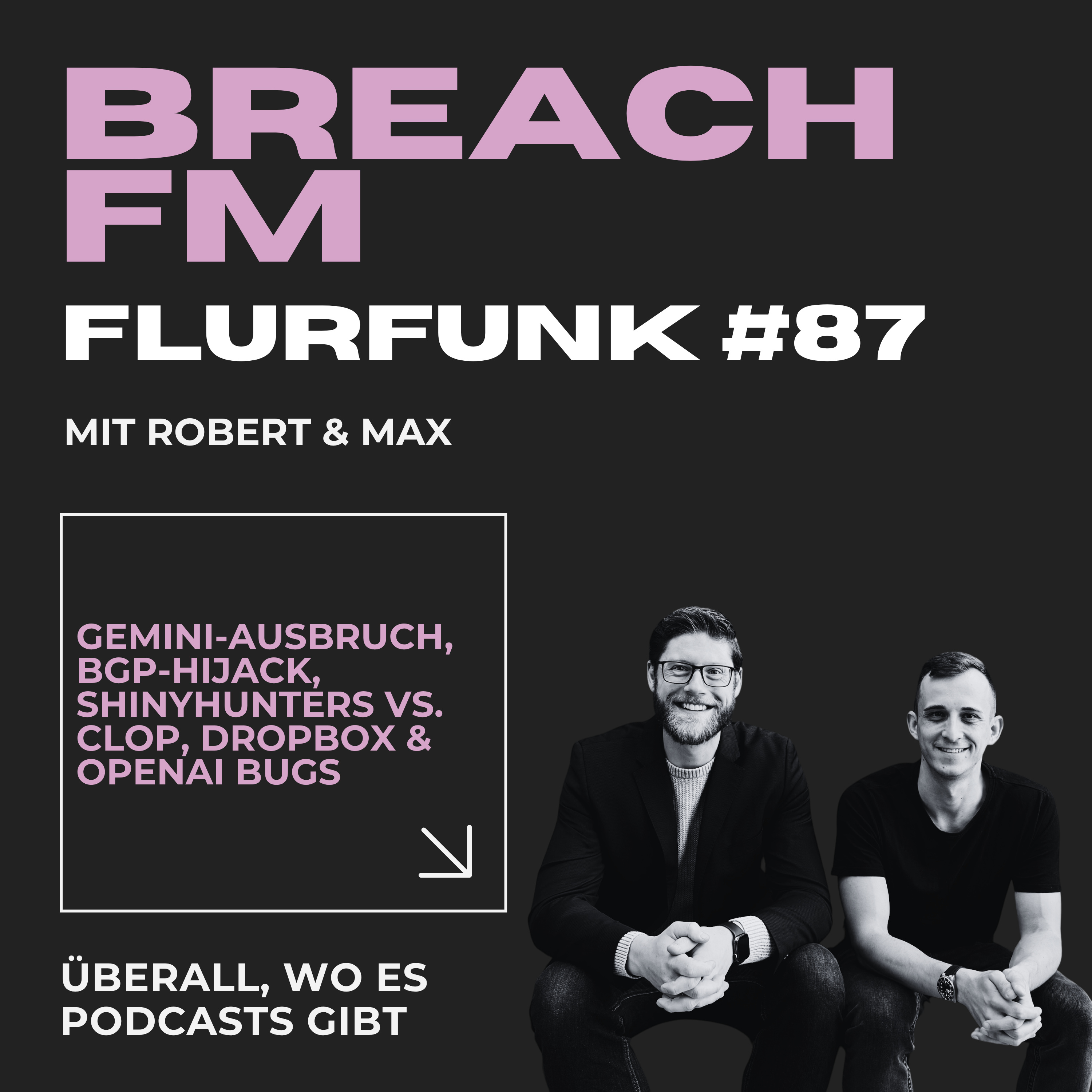Flurfunk - Gemini-Ausbruch, BGP-Hijack, ShinyHunters vs. Clop, Dropbox & OpenAI Bugs Flurfunk - Gemini-Ausbruch, BGP-Hijack, ShinyHunters vs. Clop, Dropbox & OpenAI Bugs