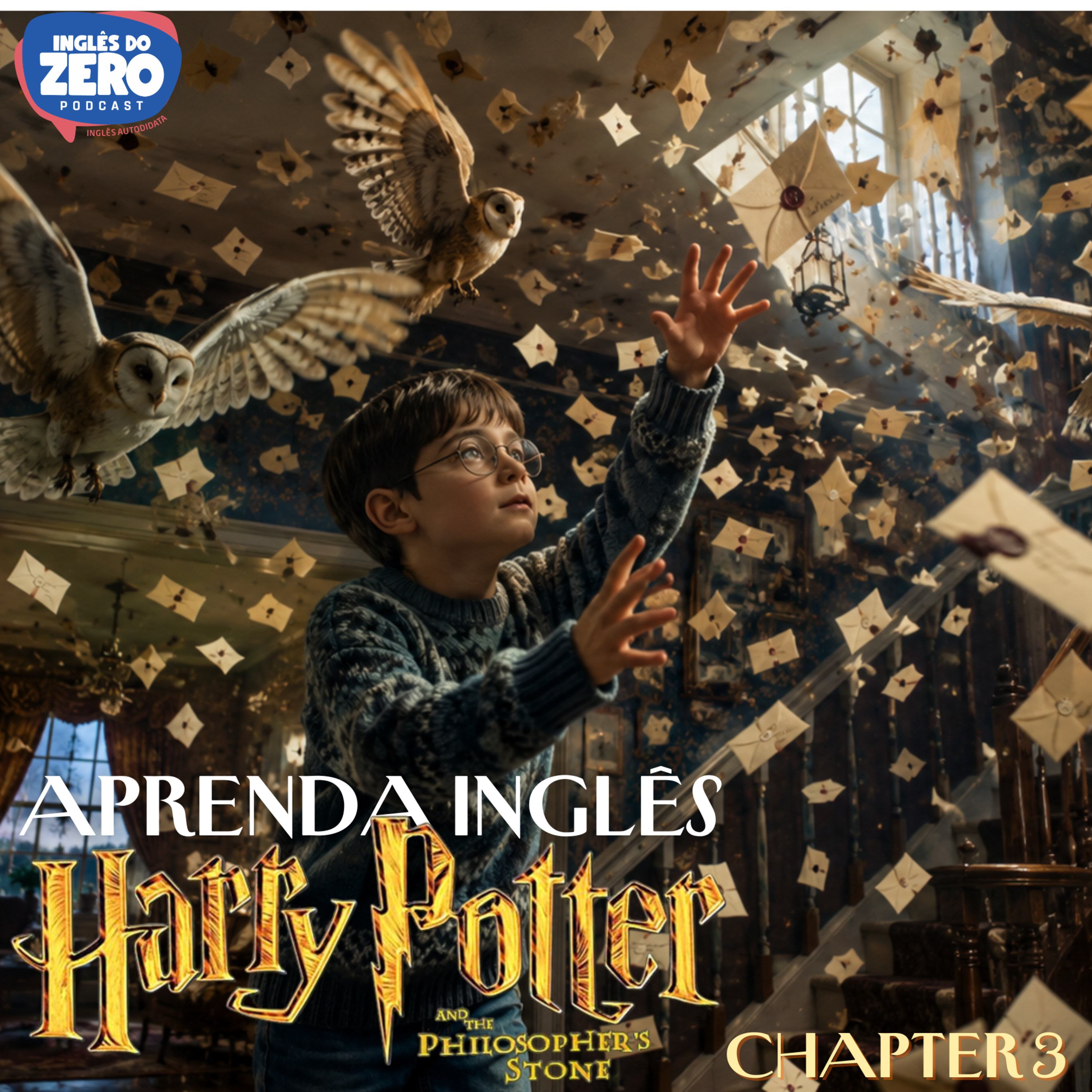 Inglês com Harry Potter | The Philosopher's Stone (Chapter 3 - The Letters From no One) episode artwork