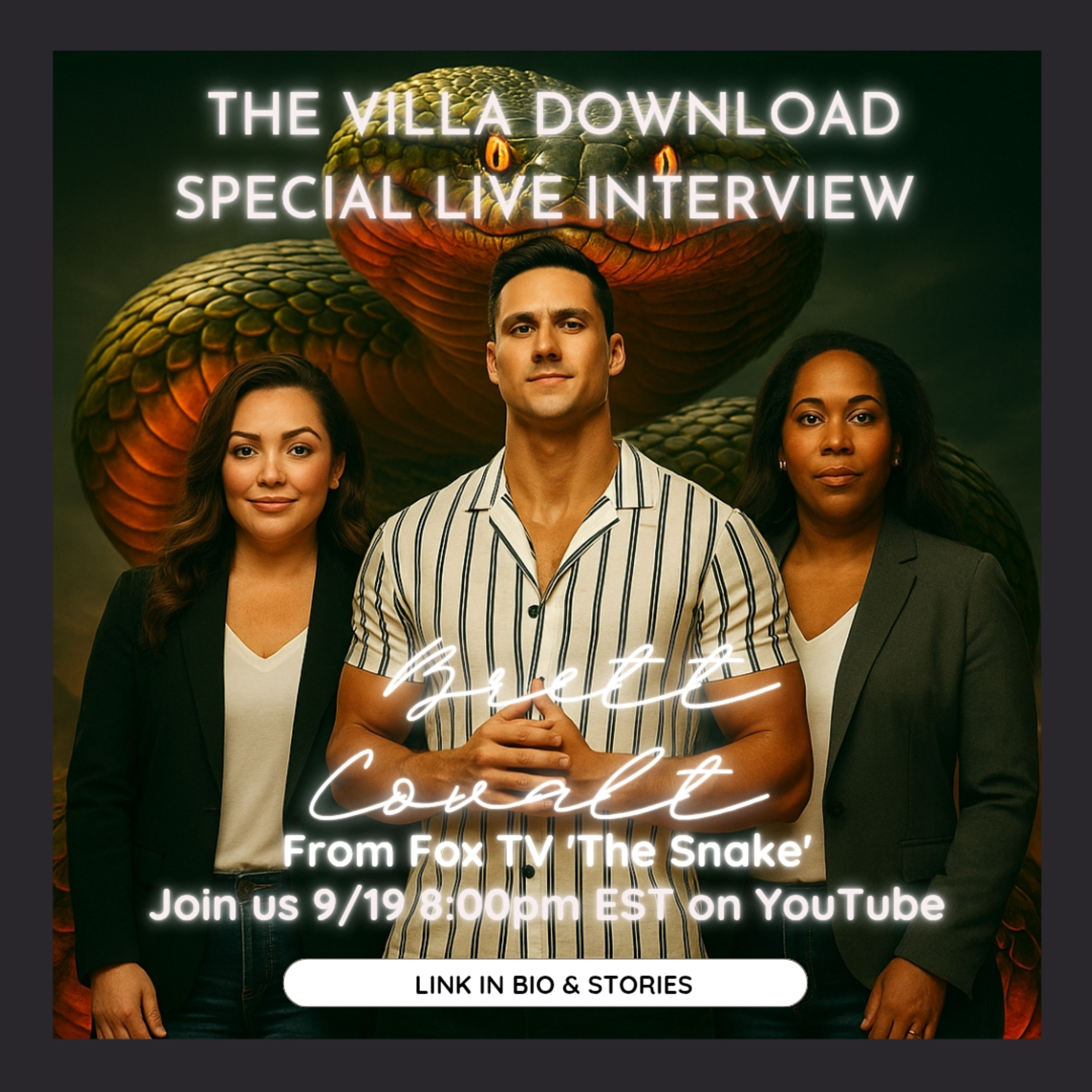 Brett Covalt (From Fox TV & Hulu “The Snake”) — Honesty Strategy, Alliances, and Behind-the-Scenes | The Villa Download Exclusive Interview
