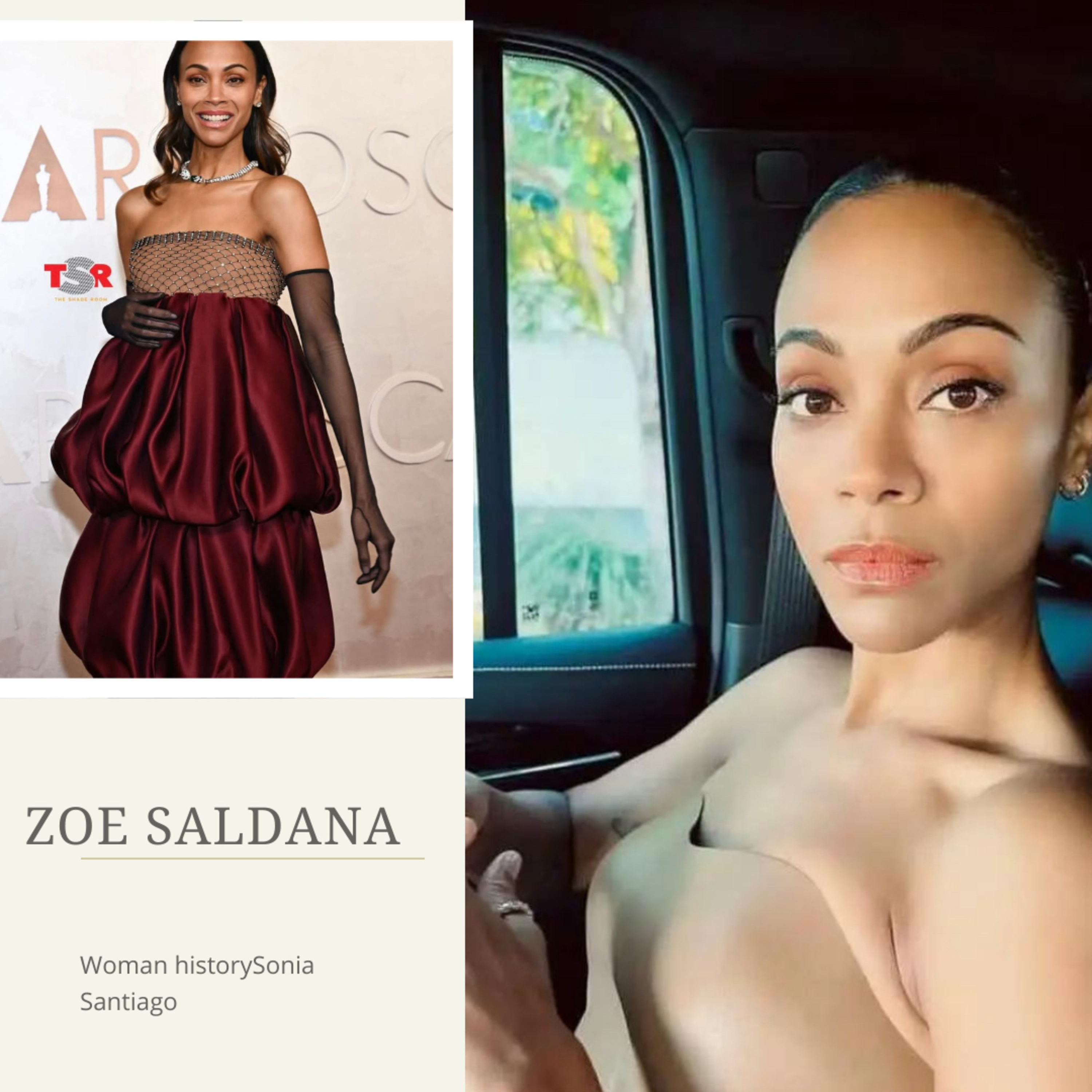Woman history Zoe Saldana episode artwork