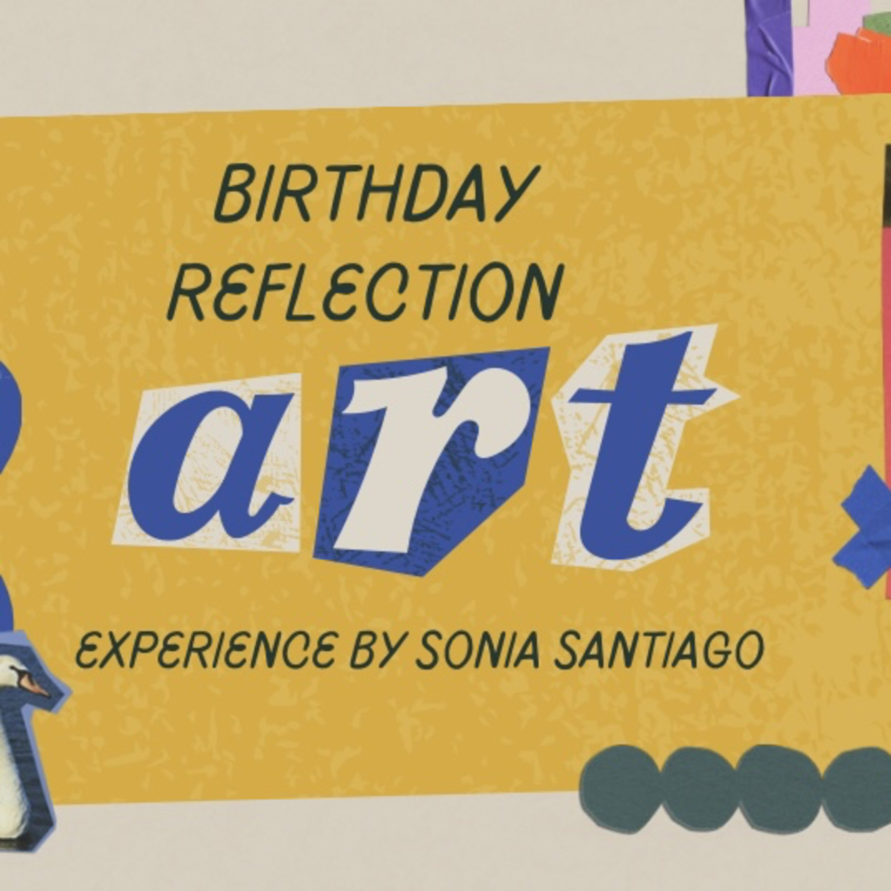 Birthday reflection and art experiences episode artwork