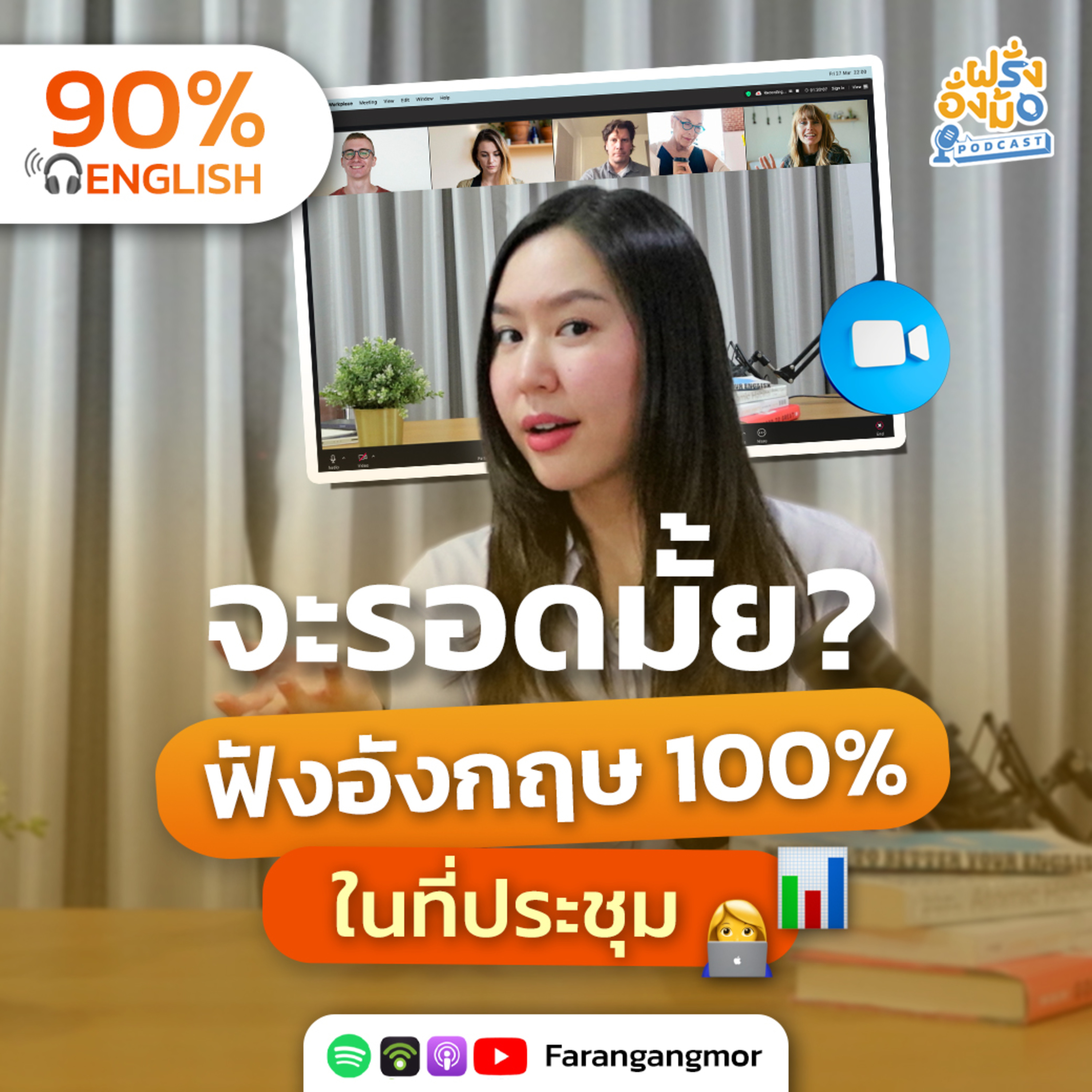 Meeting Listening Challenge ทดสอบฟังประชุมภาษาอังกฤษ 100% รอดไหม ? | Farang Angmor Podcast