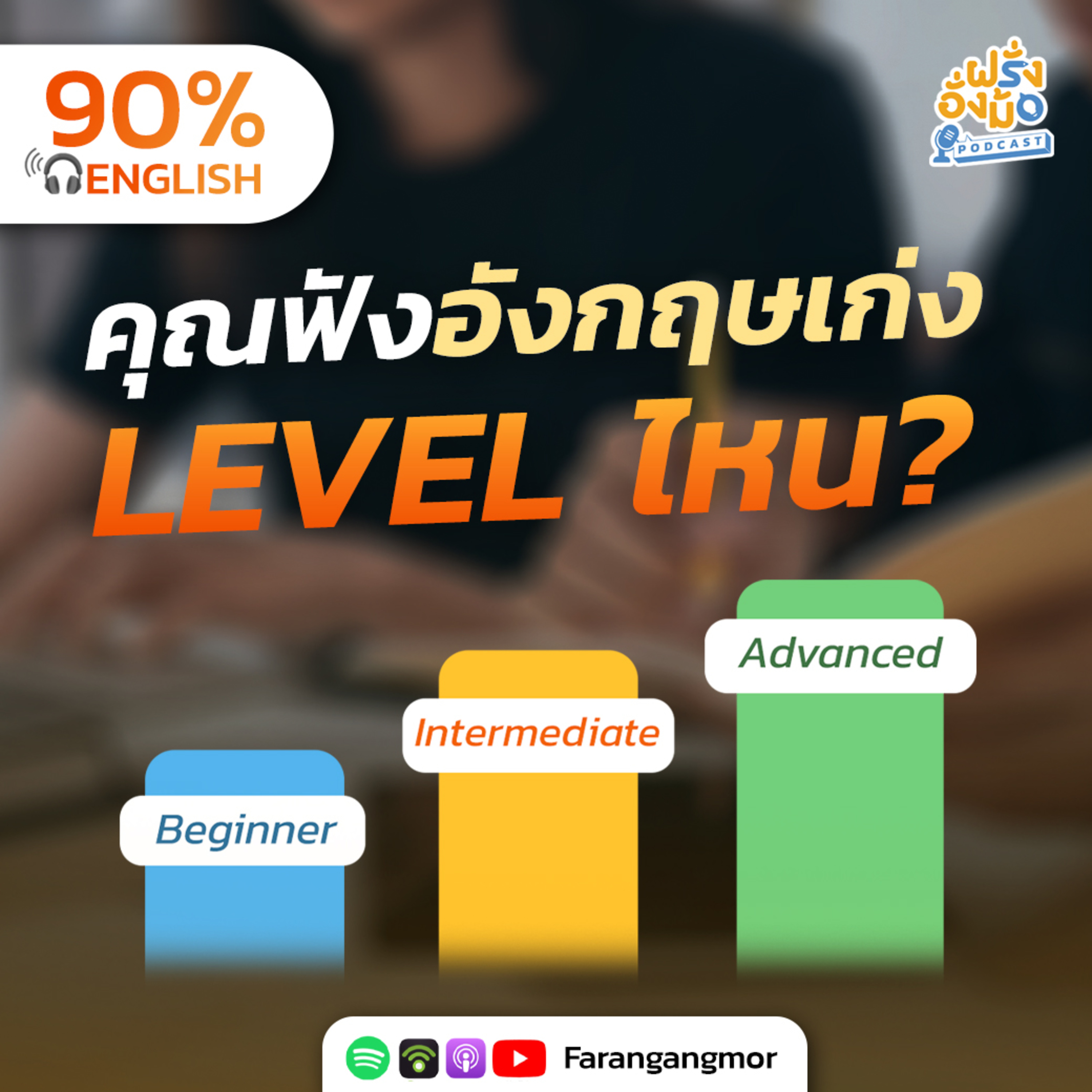 Listening Test ทดสอบการฟังภาษาอังกฤษ คุณอยู่ Level ไหน ? | Farang Angmor Podcast
