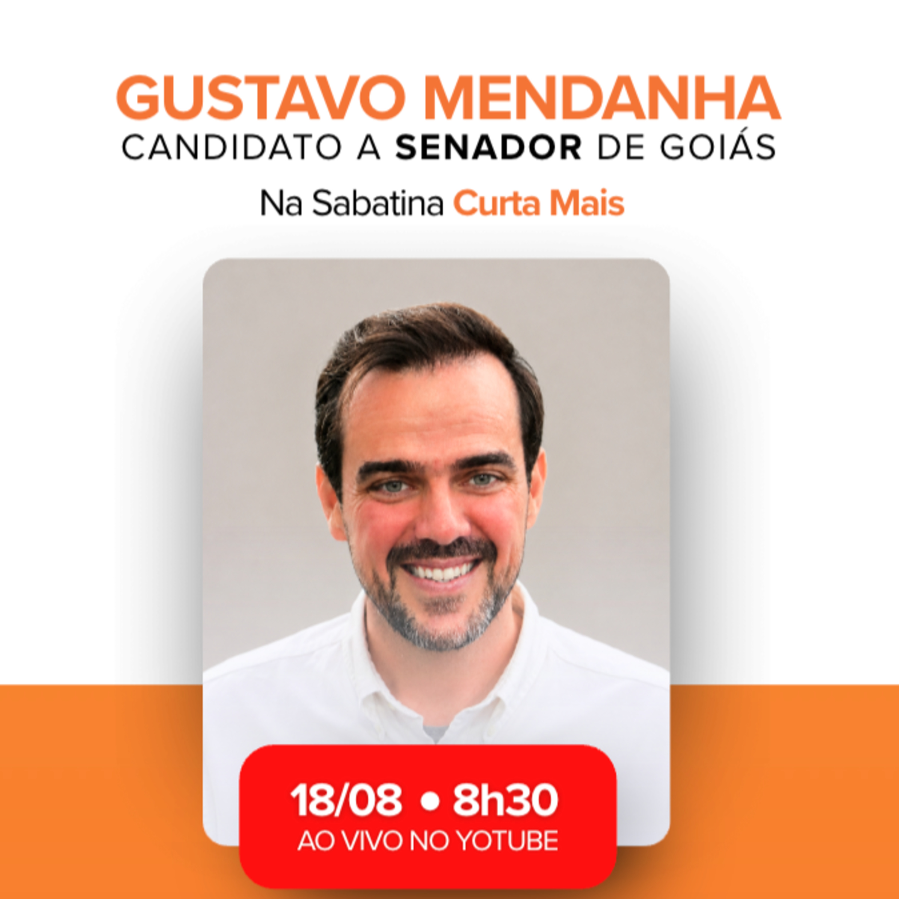 Gustavo Mendanha (Senado) | Sabatina Curta Mais com Marcelo Albuquerque episode artwork