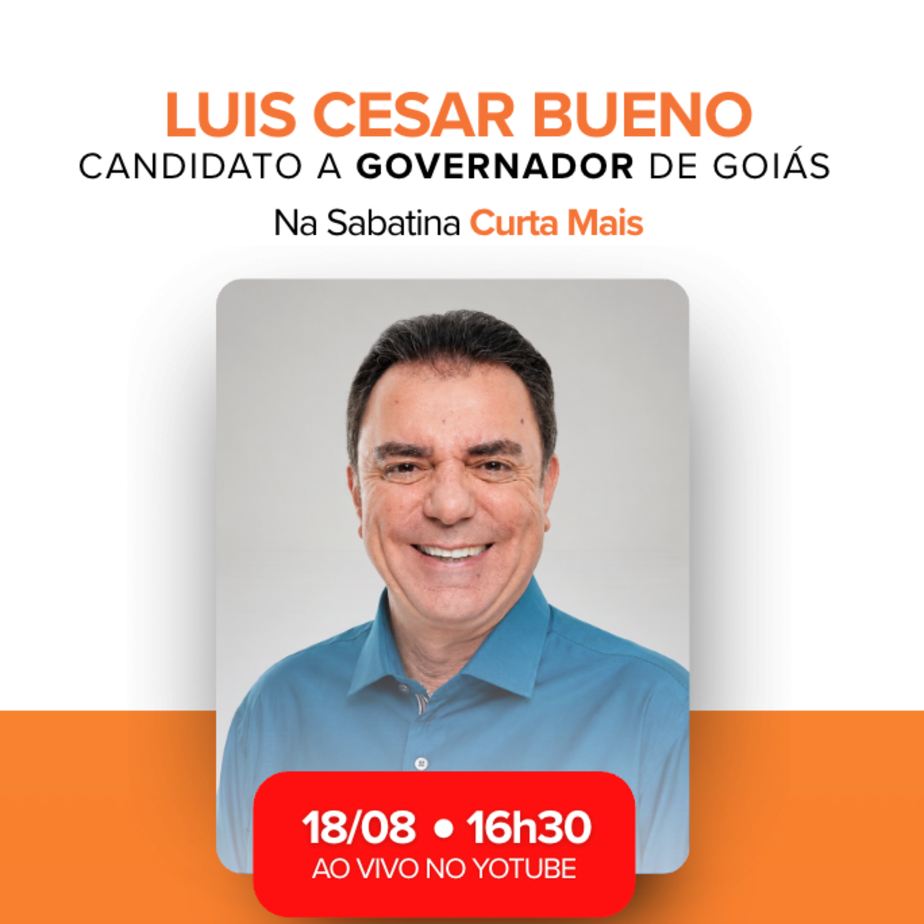 Luis Cesar Bueno (Governo de GO) | Sabatina Curta Mais com Marcelo Albuquerque episode artwork