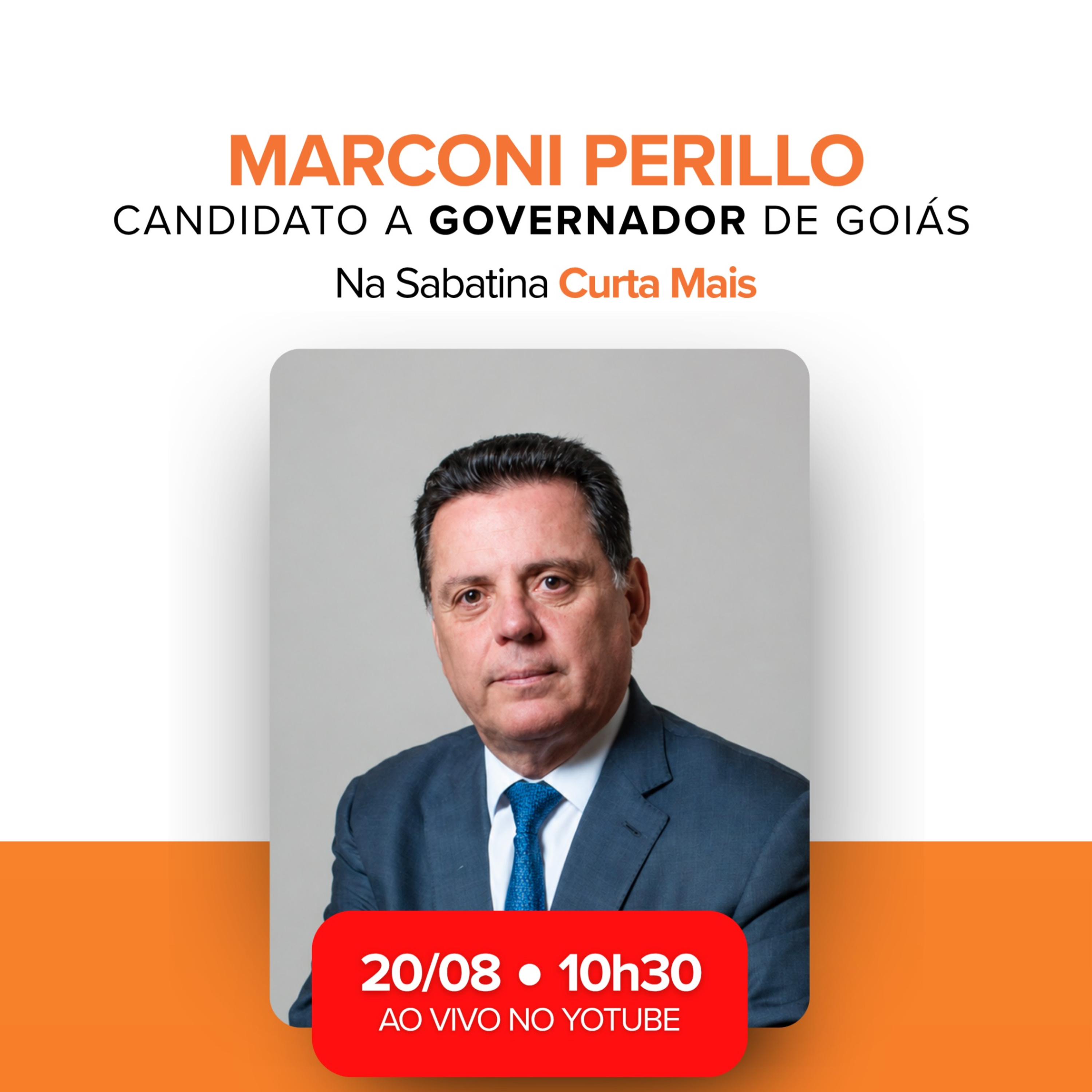 Marconi Perillo (Governo de GO) | Sabatina Curta Mais com Marcelo Albuquerque episode artwork