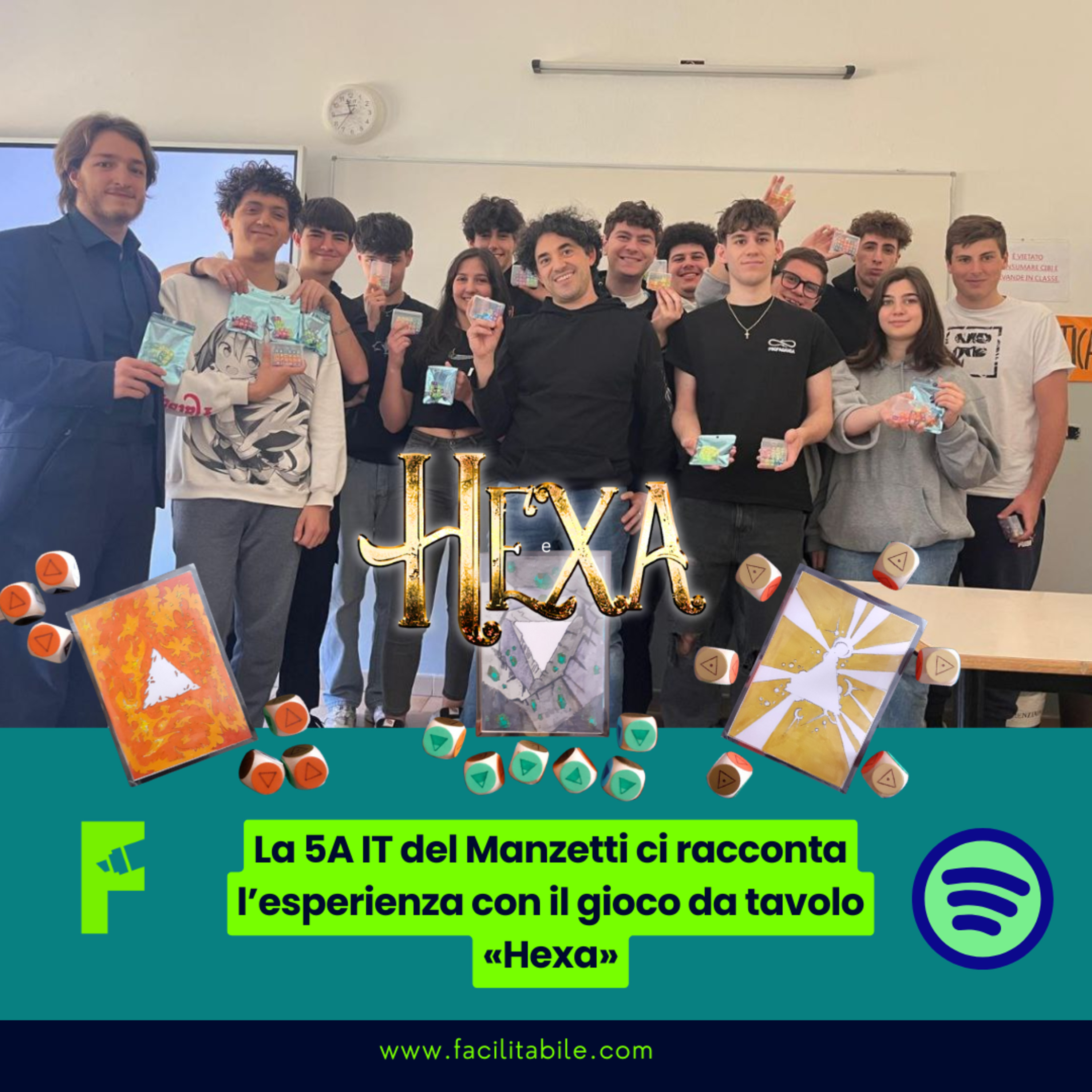 CoT - La 5A del Manzetti di Aosta ci racconta l'esperienza con il gioco da tavolo "Hexa" episode artwork