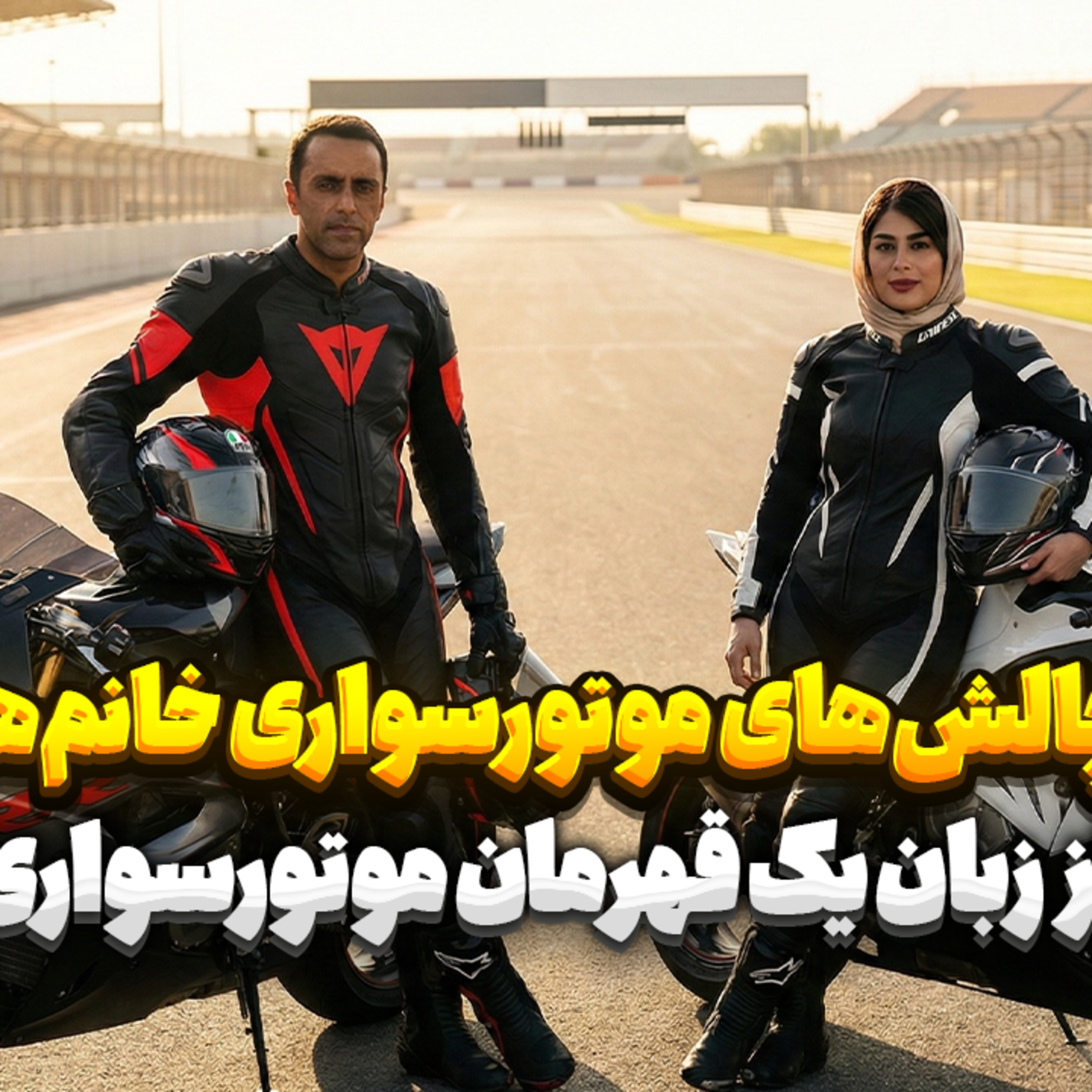 کاور 42.چالشهای موتور سواری خانمها از زبان یک قهرمان موتور سواری