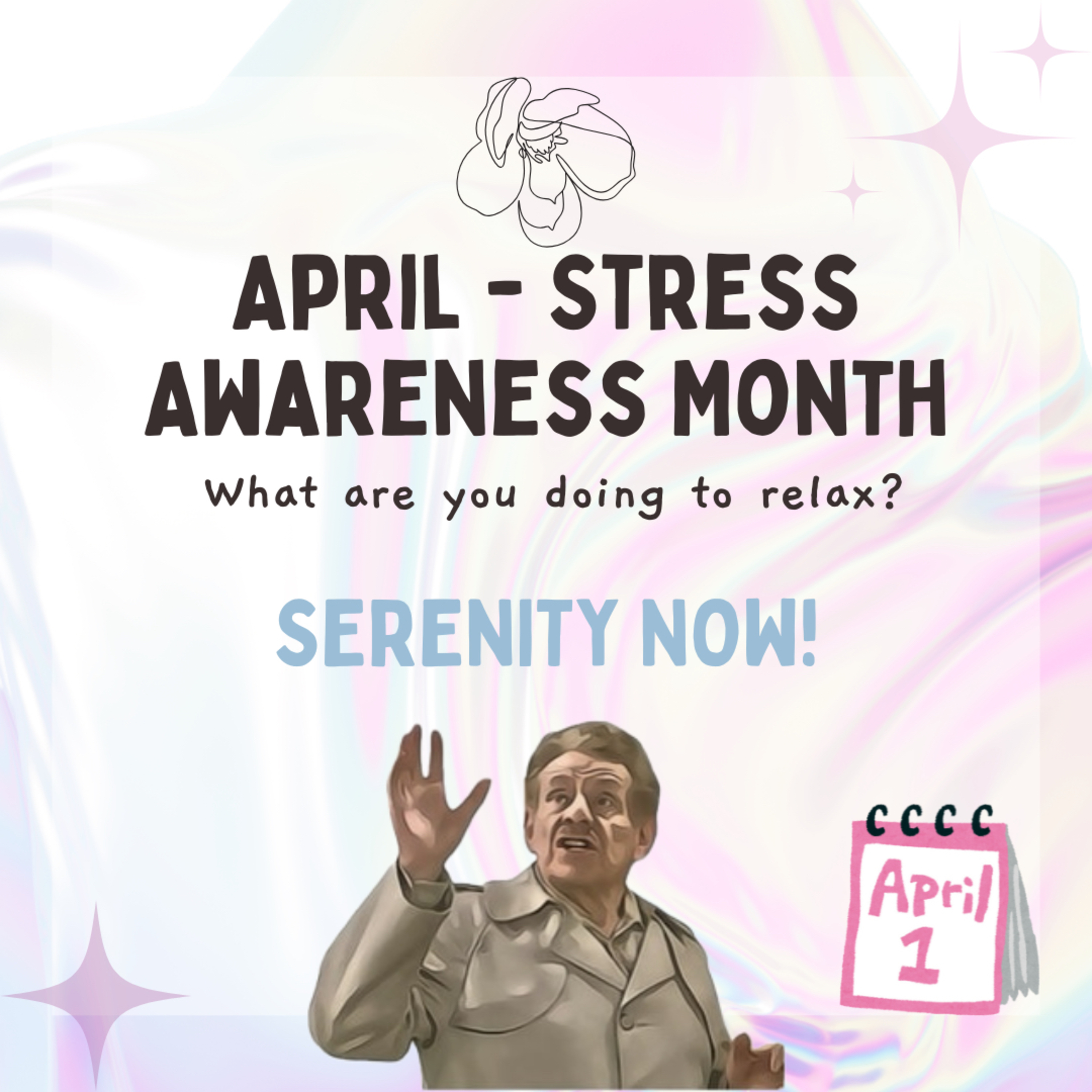 April is STRESSING ME OUT episode artwork