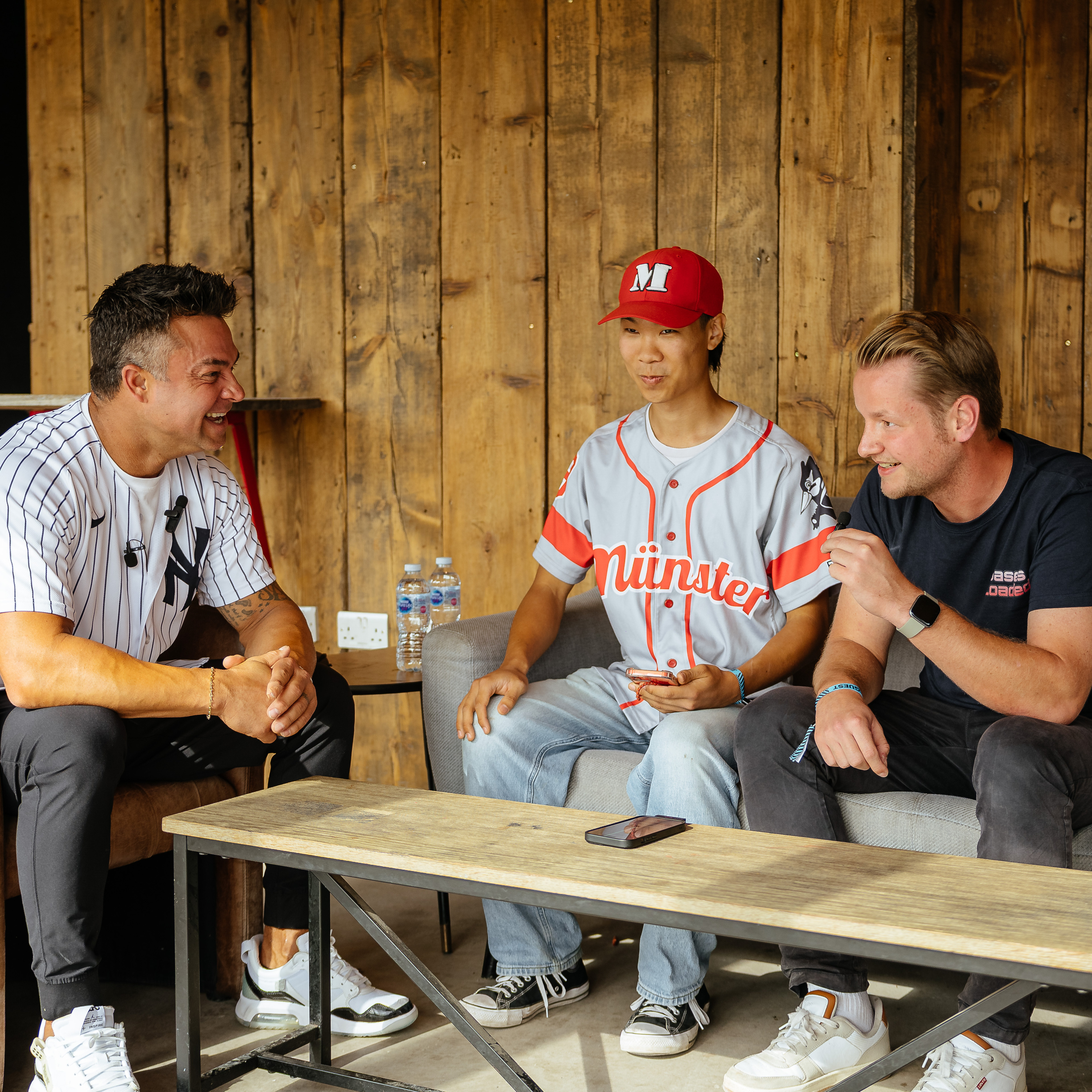 Yankees World Series Champ & All Star Nick Swisher with us at MLB Hackney Bridge Takeover!