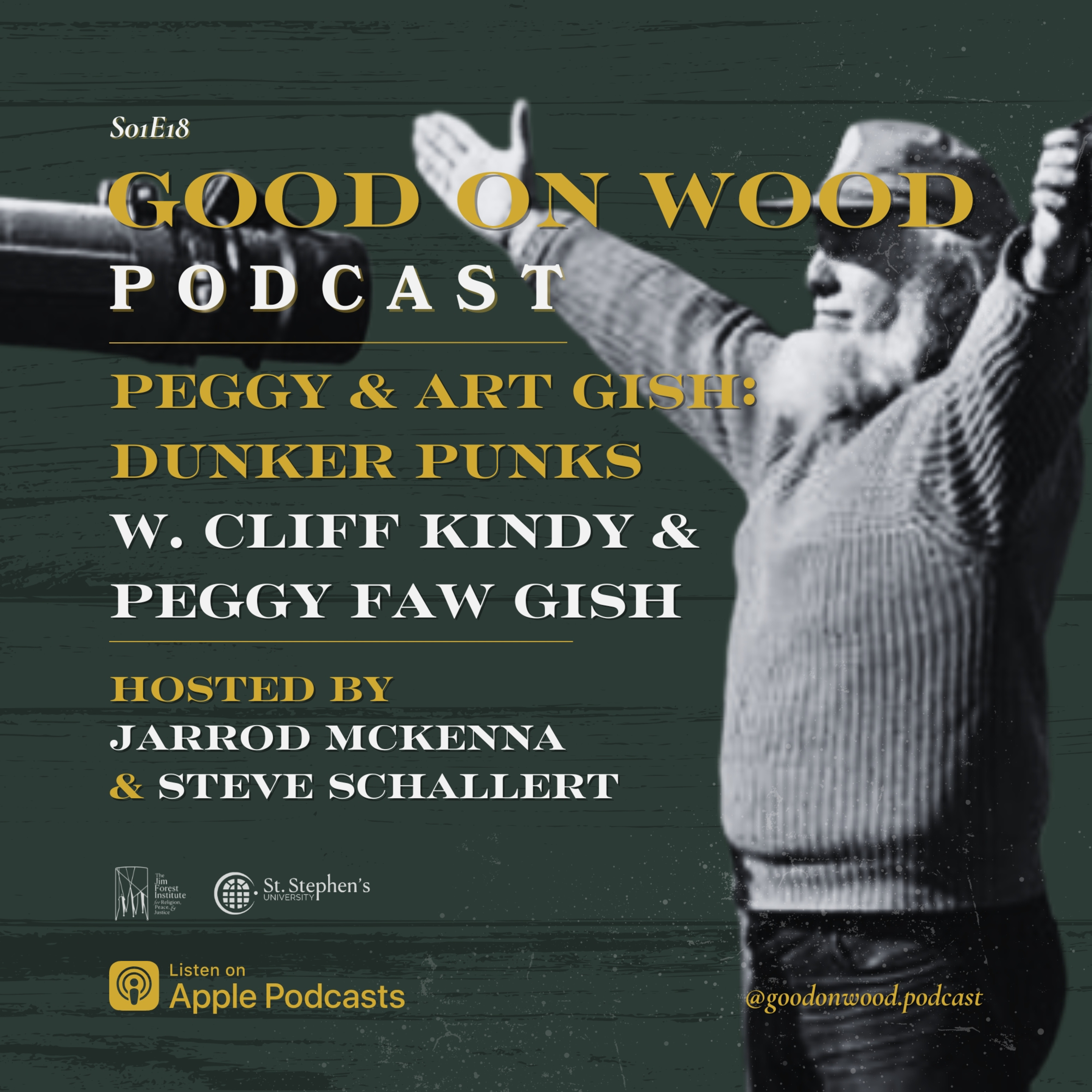 Peggy & Art Gish: Dunker Punks w. Cliff Kindy and Peggy Faw Gish episode artwork
