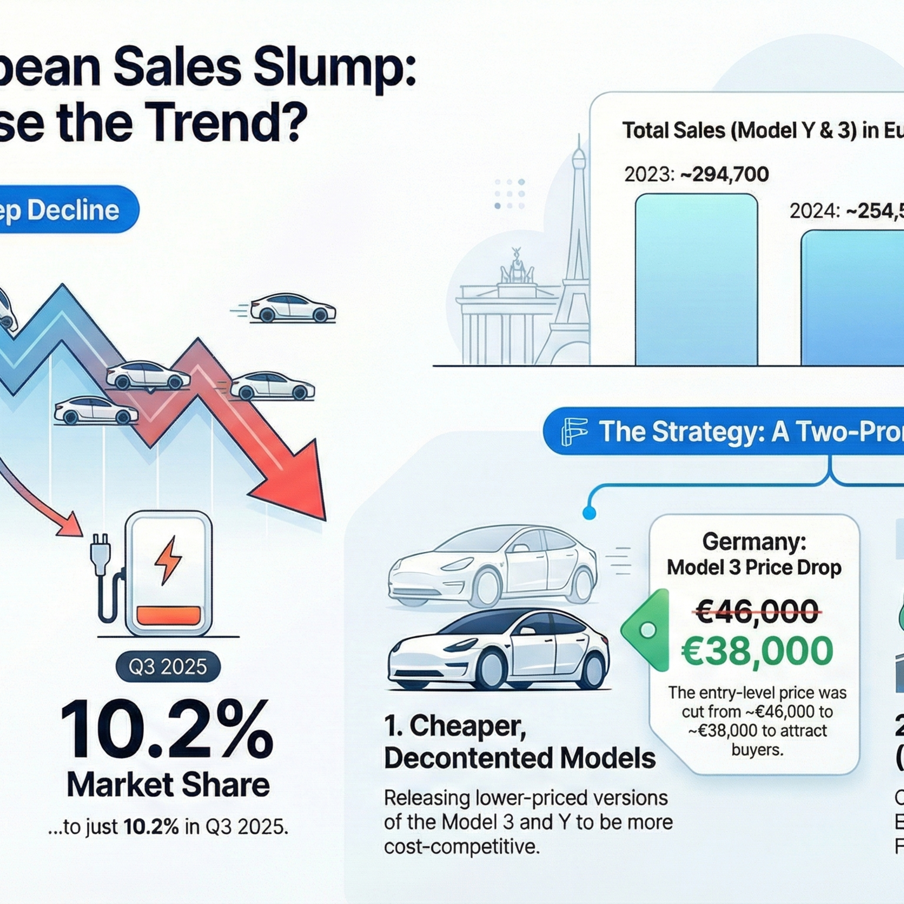 Tesla's European Sales Decline and Recovery Strategy Tesla's European Sales Decline and Recovery Strategy