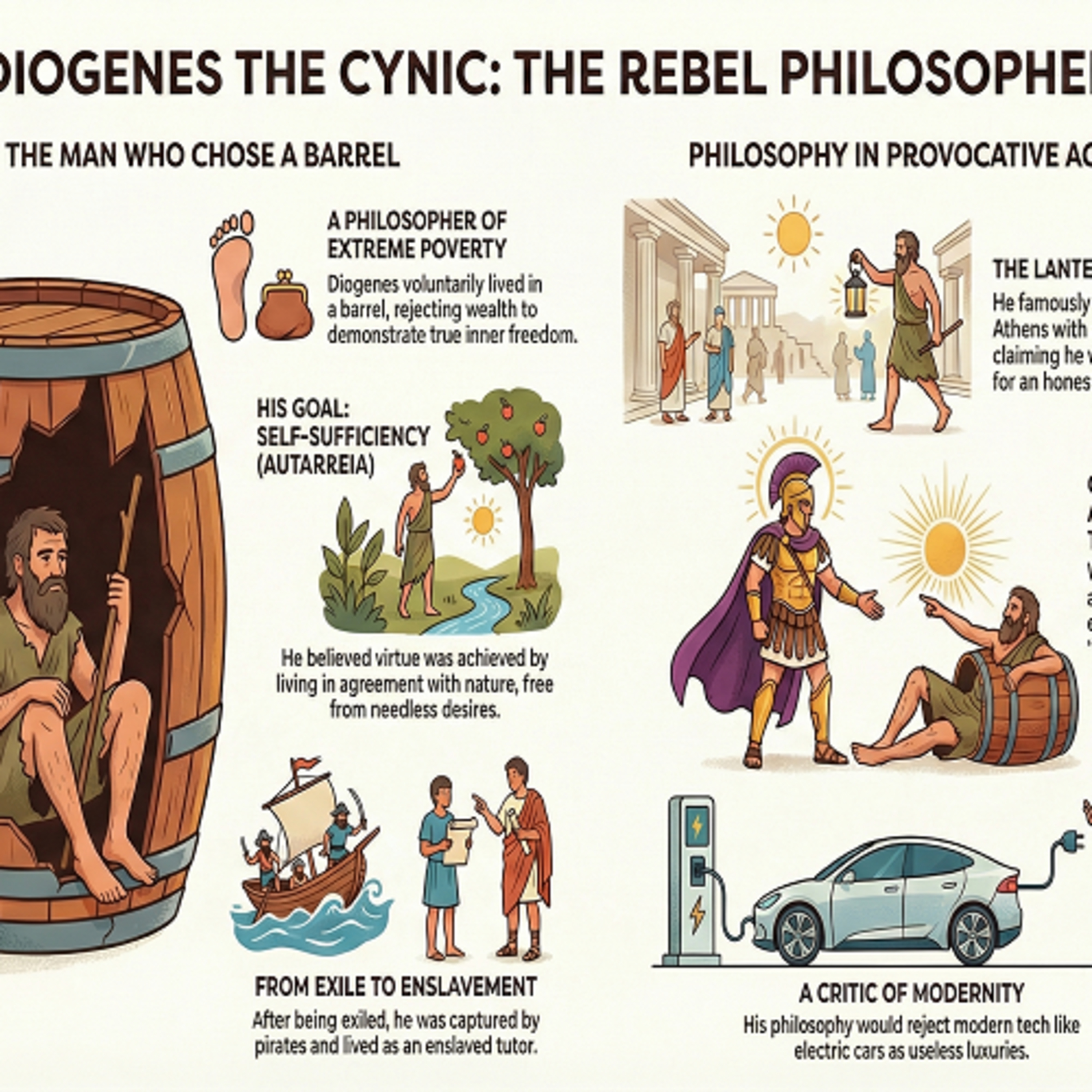 Would Diogenes the Cynic Oppose Electric Cars? Would Diogenes the Cynic Oppose Electric Cars?