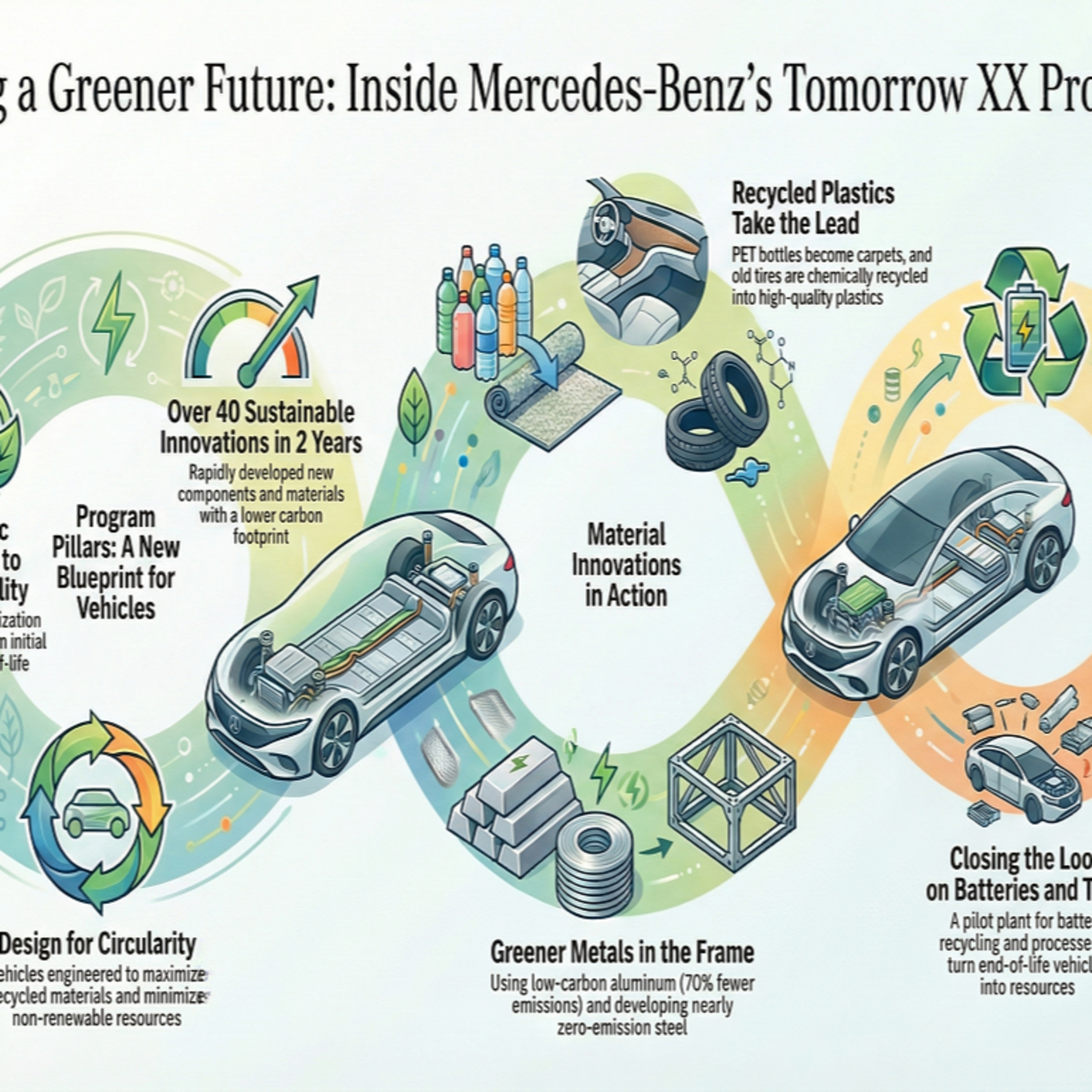 Mercedes-Benz Tomorrow XX: Driving Circularity and Decarbonization episode artwork