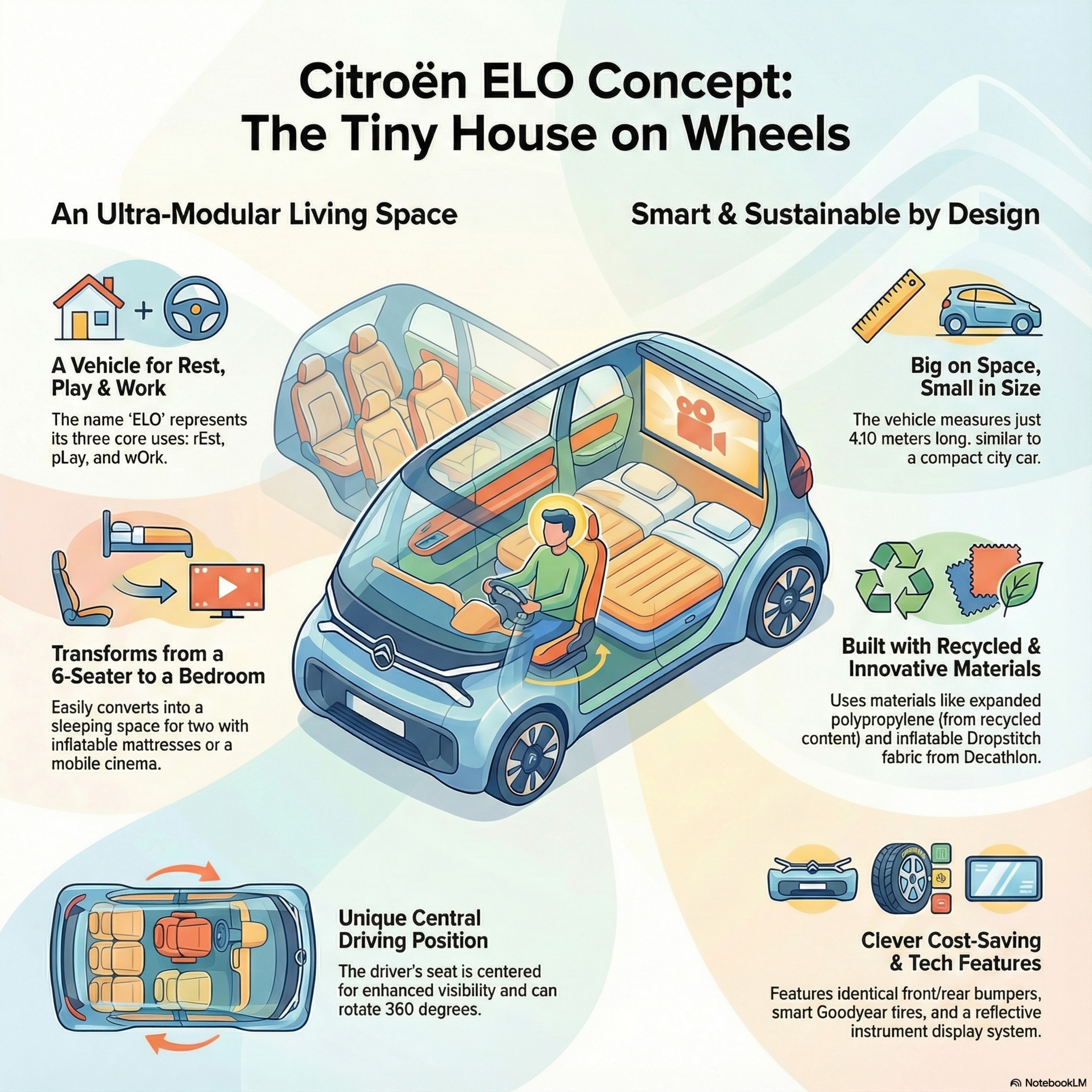 Citroën Elo Concept: Modular Electric Urban Multipurpose Vehicle