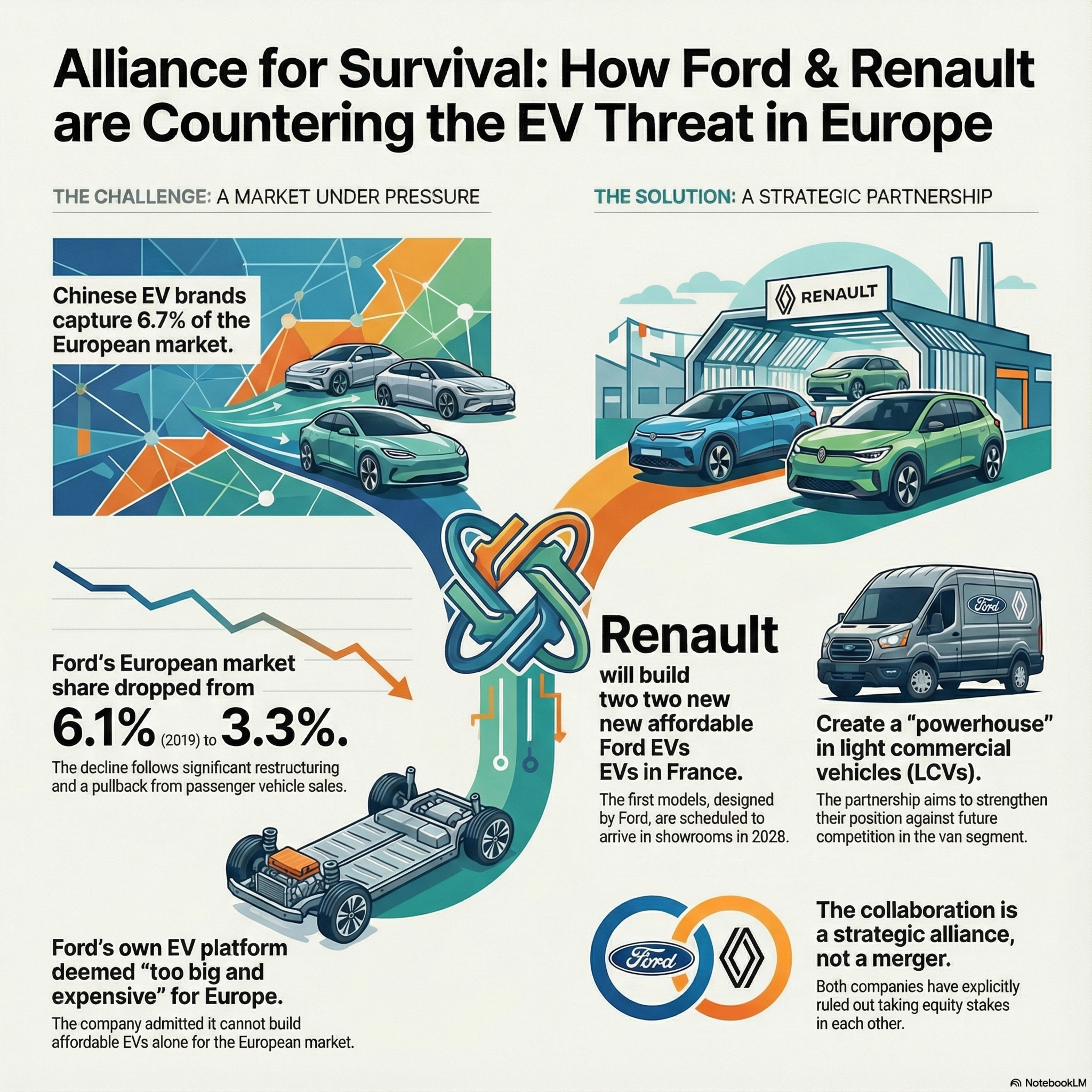 Ford-Renault Alliance for Electric Vehicles and LCVs