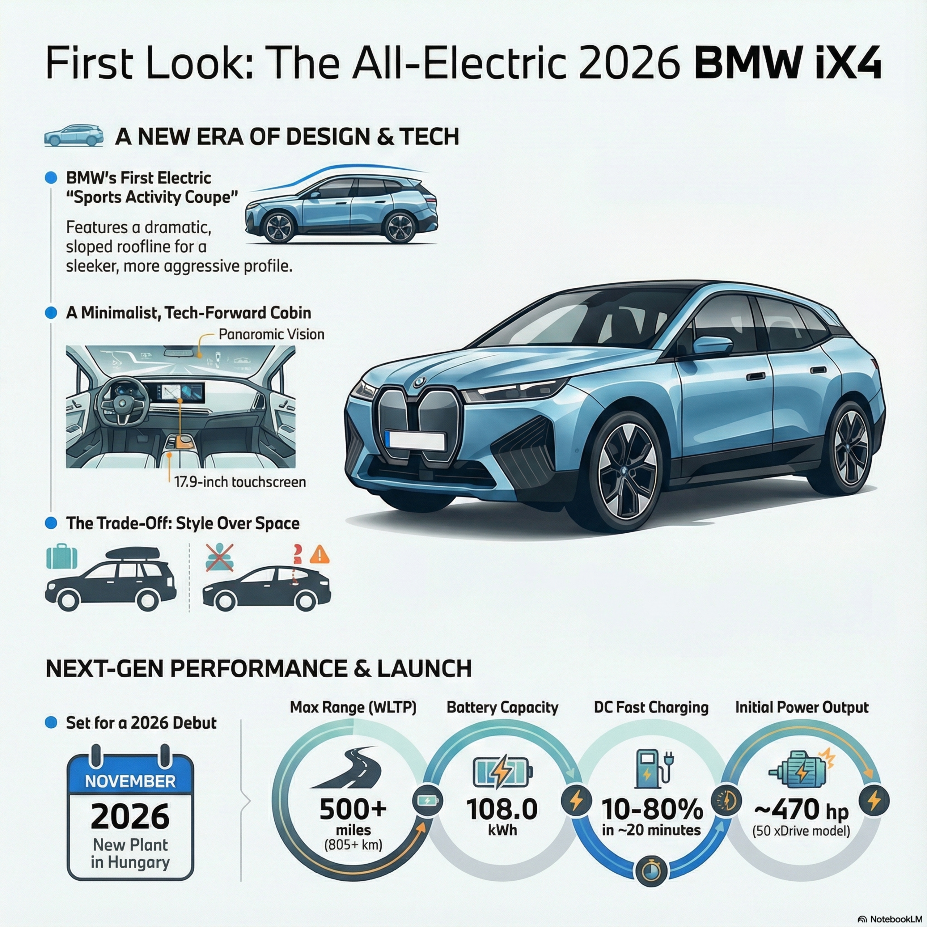 The Neue Klasse Evolution: The BMW iX4 Electric Coupe-SUV