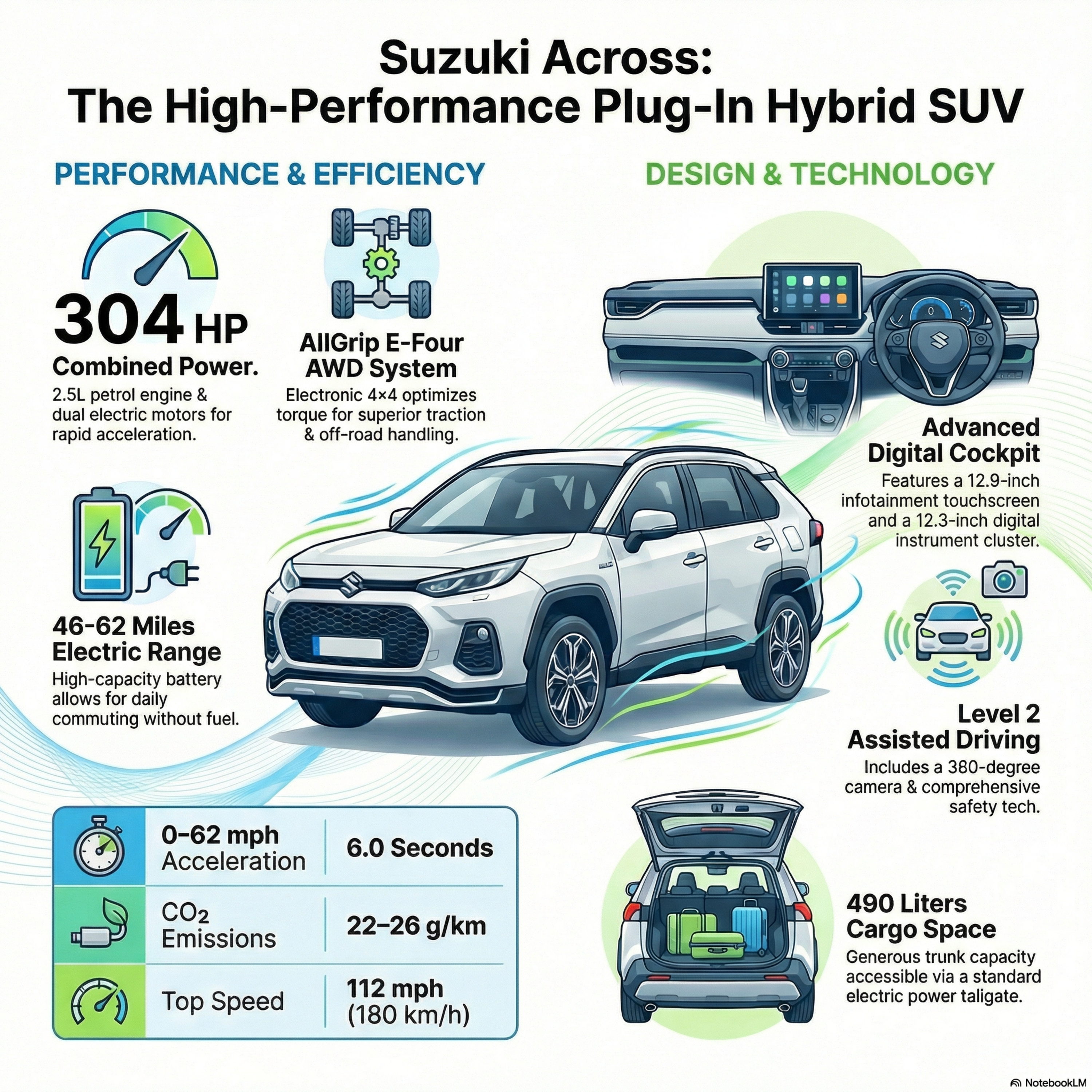 Suzuki Across: A New 304 HP Plug-in Hybrid SUV