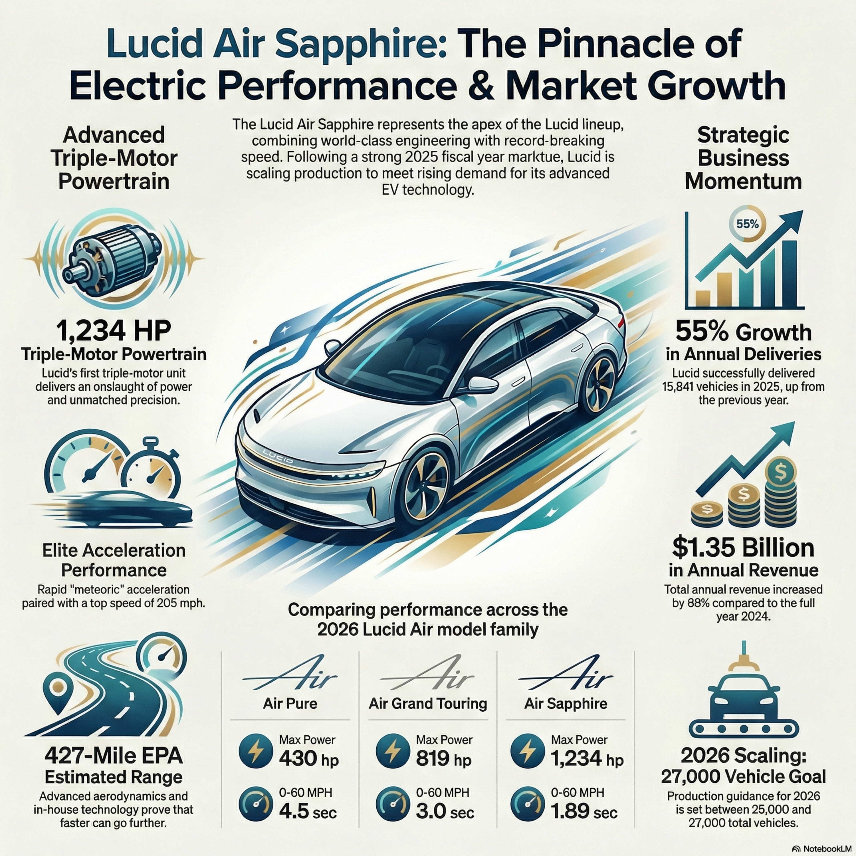Celestial Currents: Asteria and the Lucid Air Sapphire