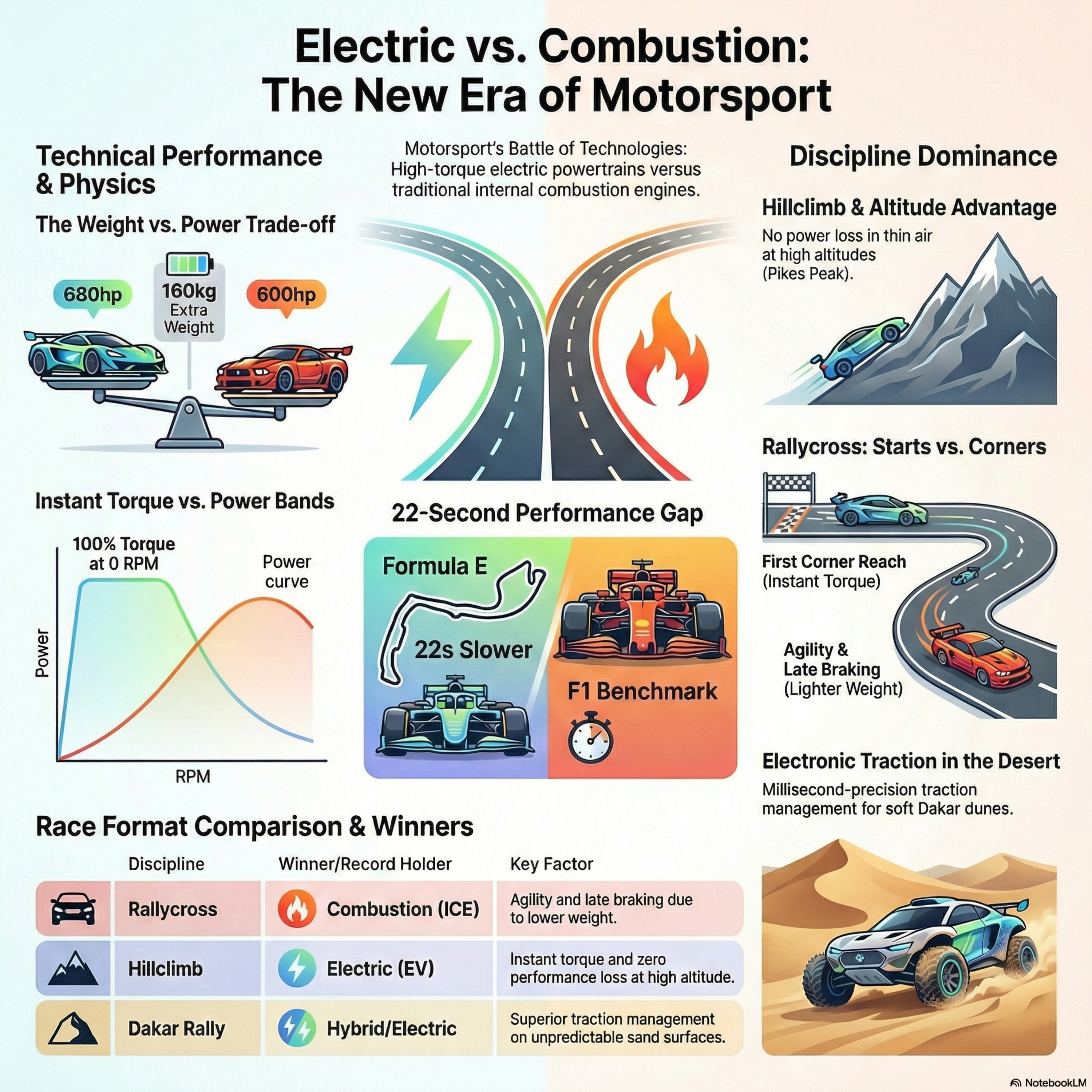 The Electric Duel: Combustion Versus Current in Modern Racing