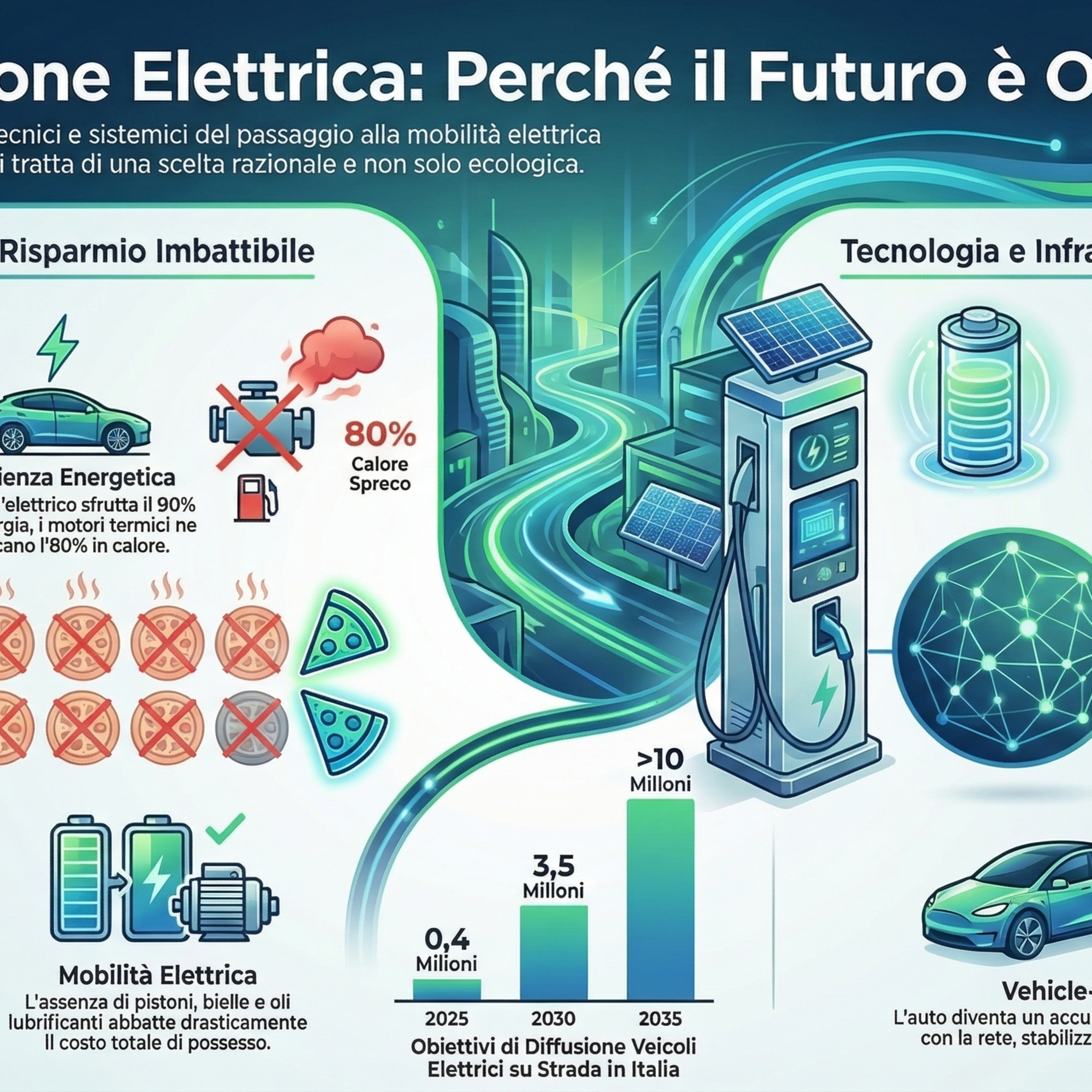 Auto elettrica e il paradosso della pizza