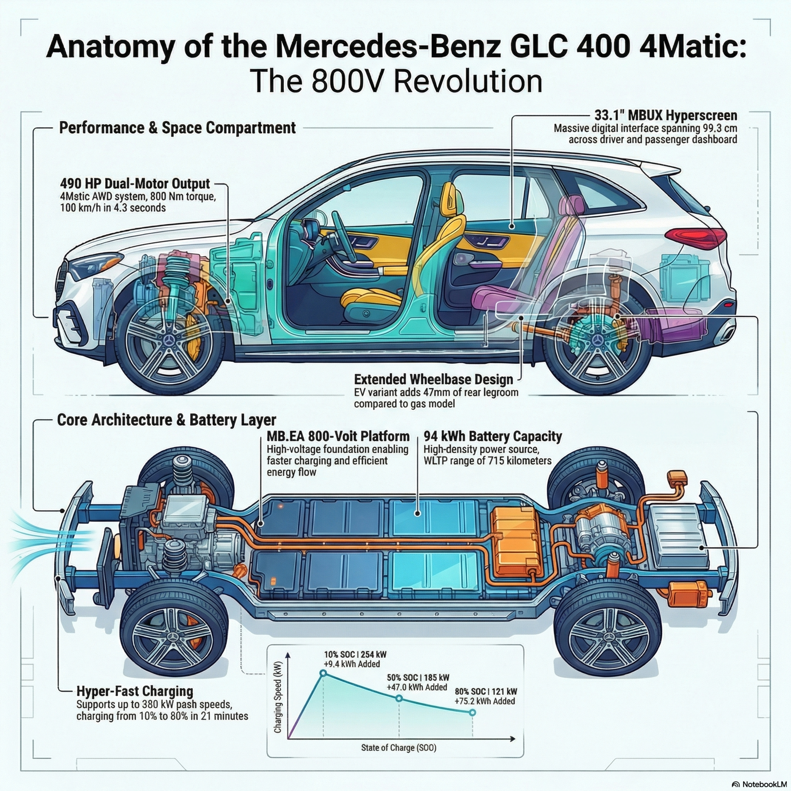Mercedes GLC Electric: The 800-Volt Revolution