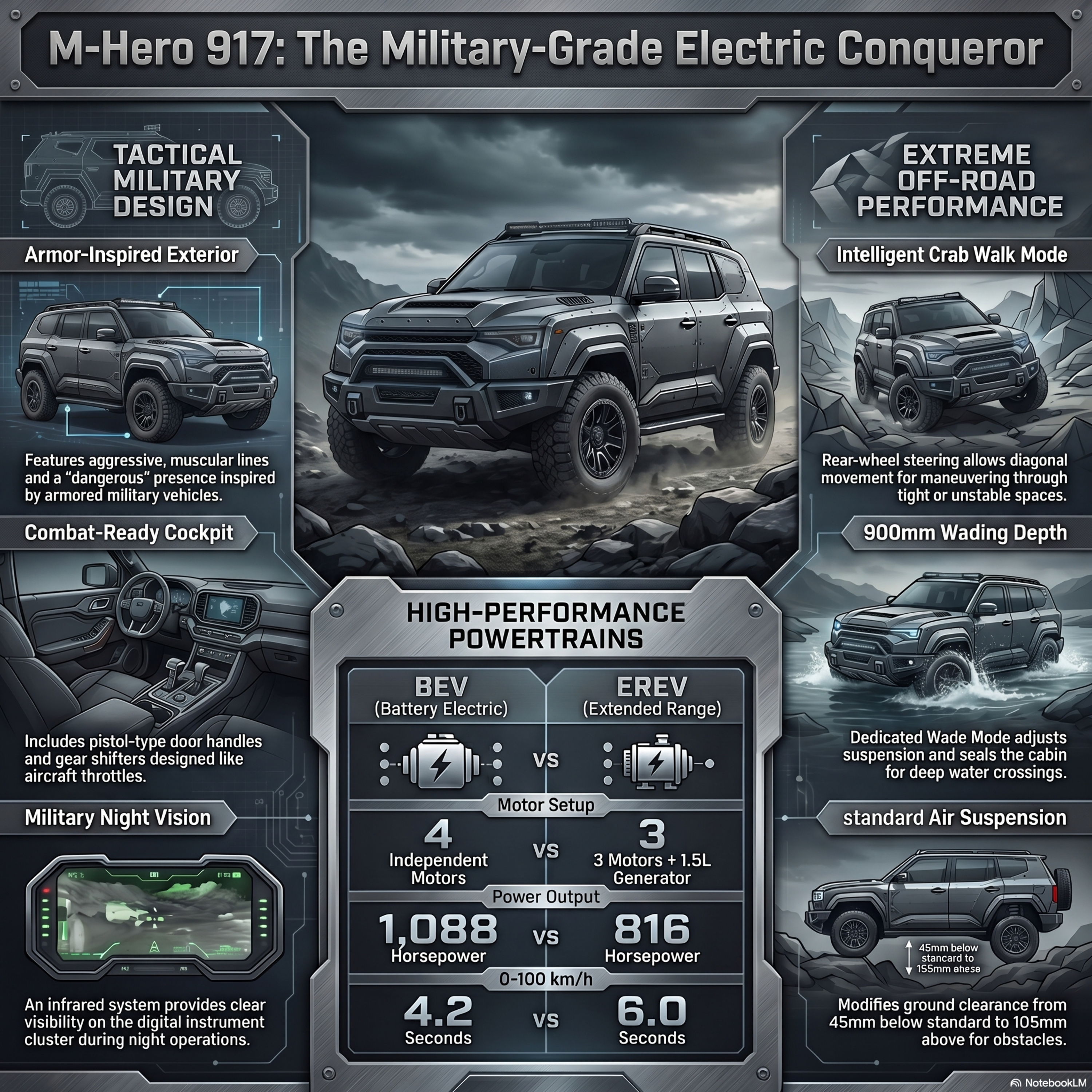 M-Hero 917: The Future of Extreme Electric Off-Roading