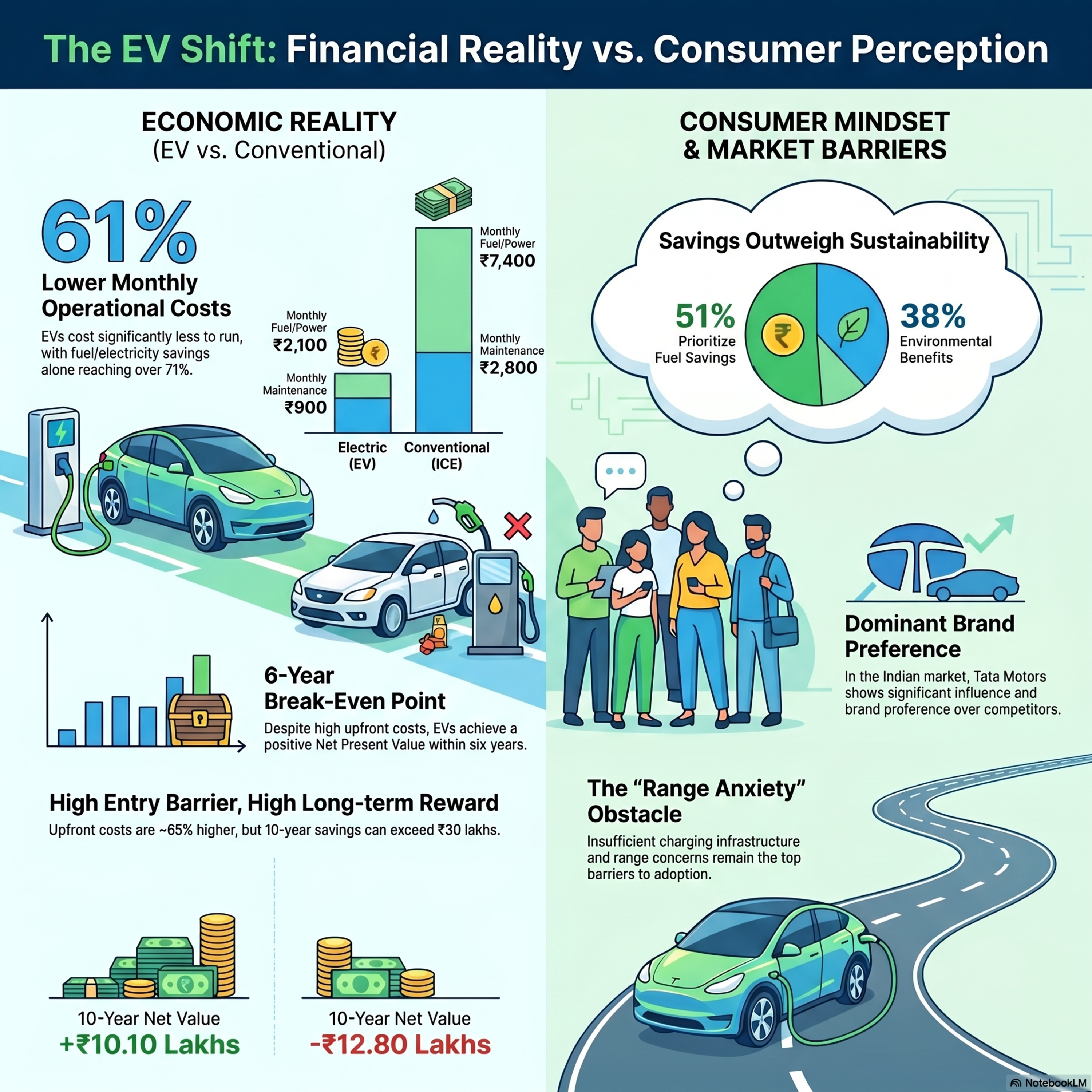Electric vehicles save wallets not the planet
