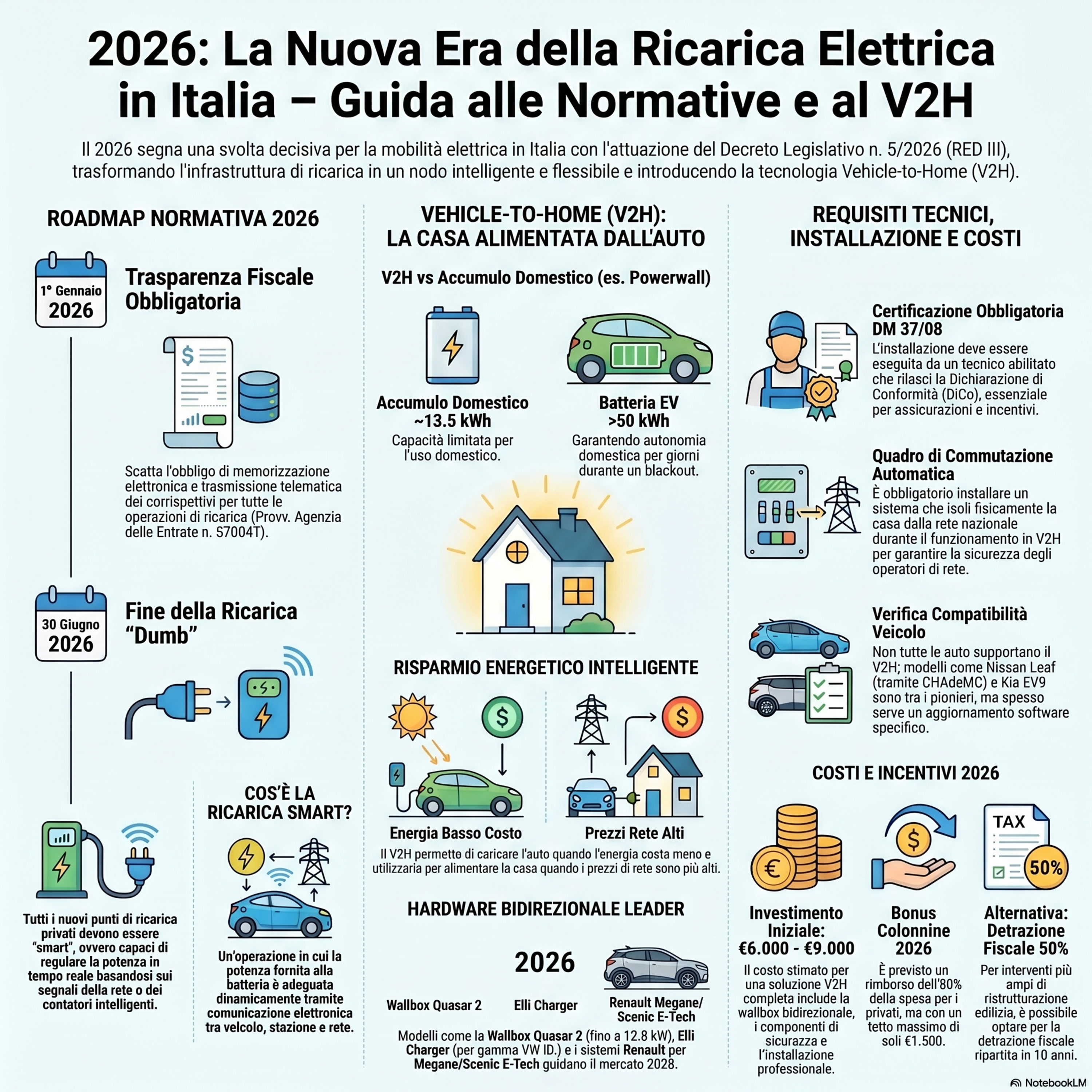 Addio blackout e rincari: come la tua auto può alimentare la tua abitazione