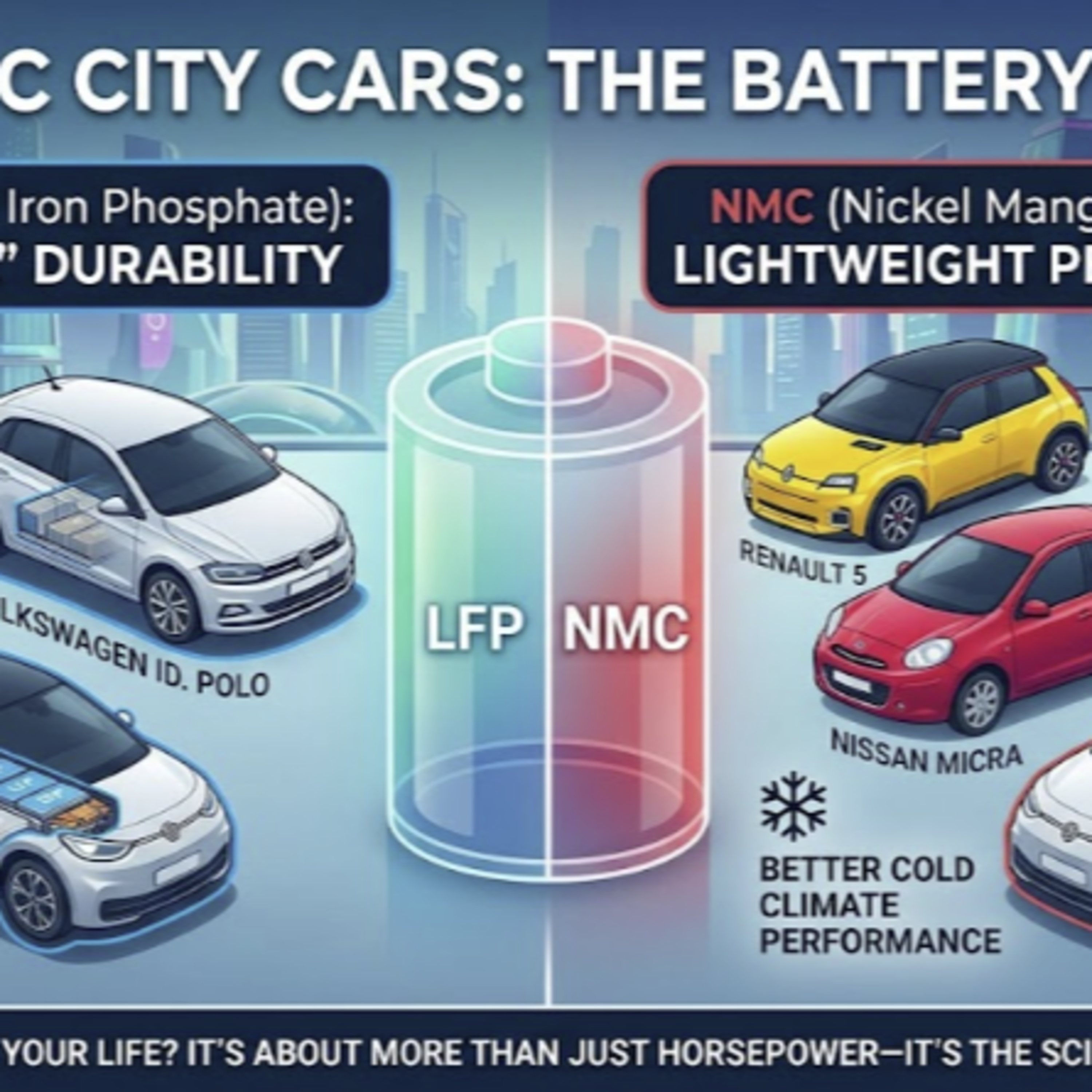 LFP vs NMC Batteries: Which is Best for Your City EV?